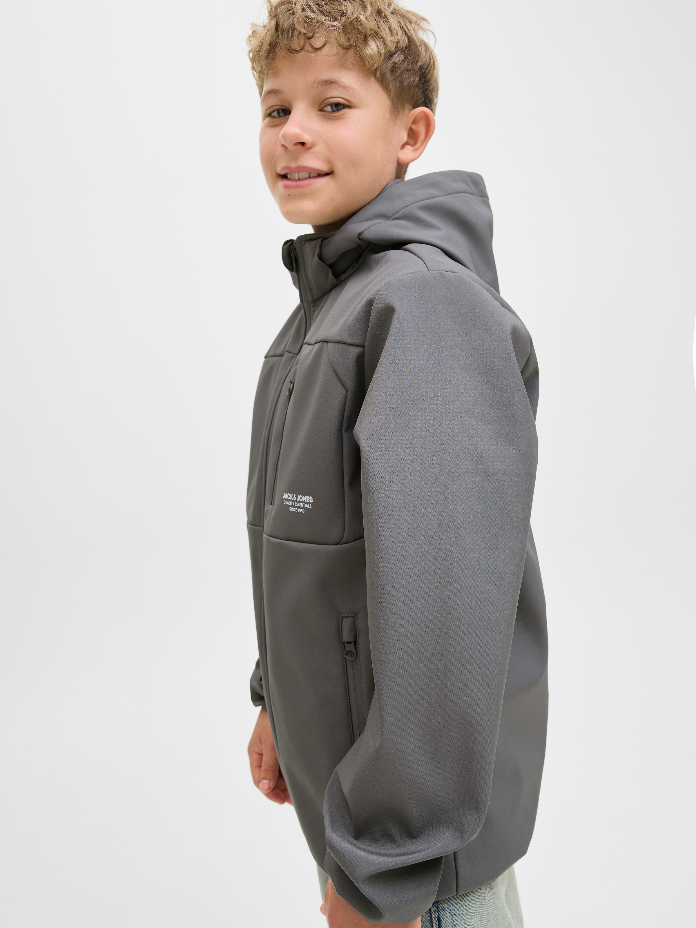Jack & Jones Junior Softshelljacke »JJTHEO SOFTSHELL JACKET NOOS JNR«, mit Kapuze