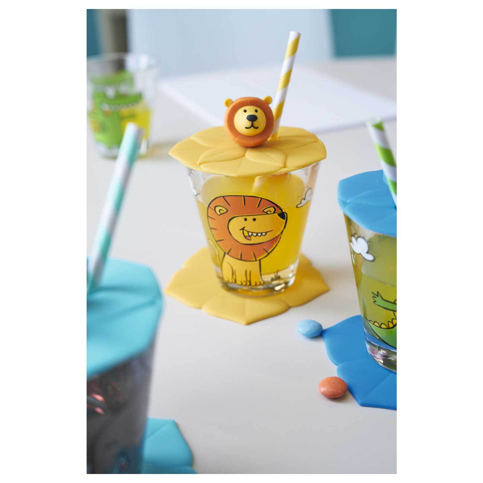 LEONARDO Kinderbecher »Kinderbecher-Deckel Bambini 6er Set bunt«