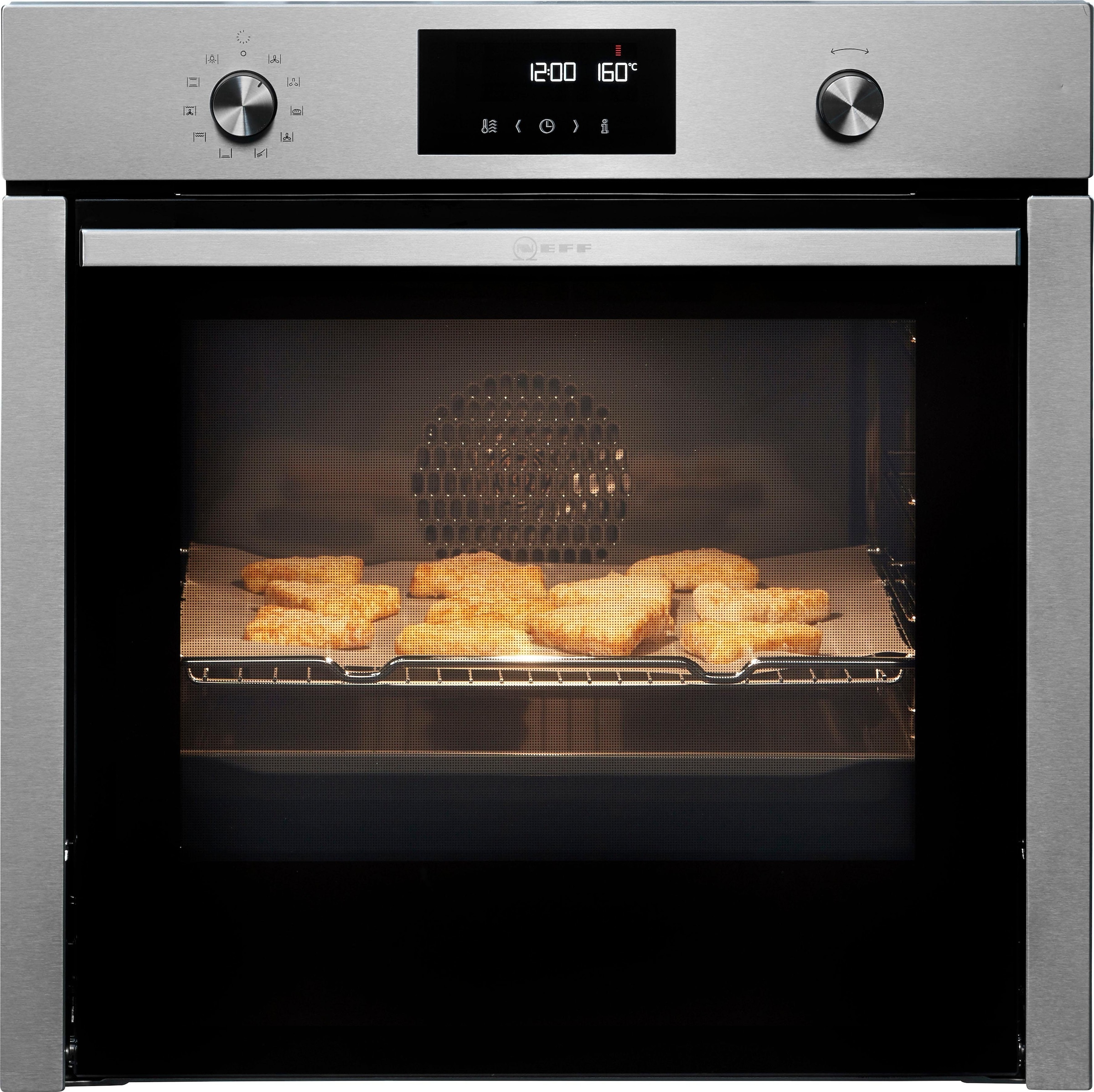 NEFF Einbaubackofen N 50 »B5CCH7AN0«, mit Teleskopauszug nachrüstbar, Pyrolyse-Selbstreinigung, mit Slide&Hide®