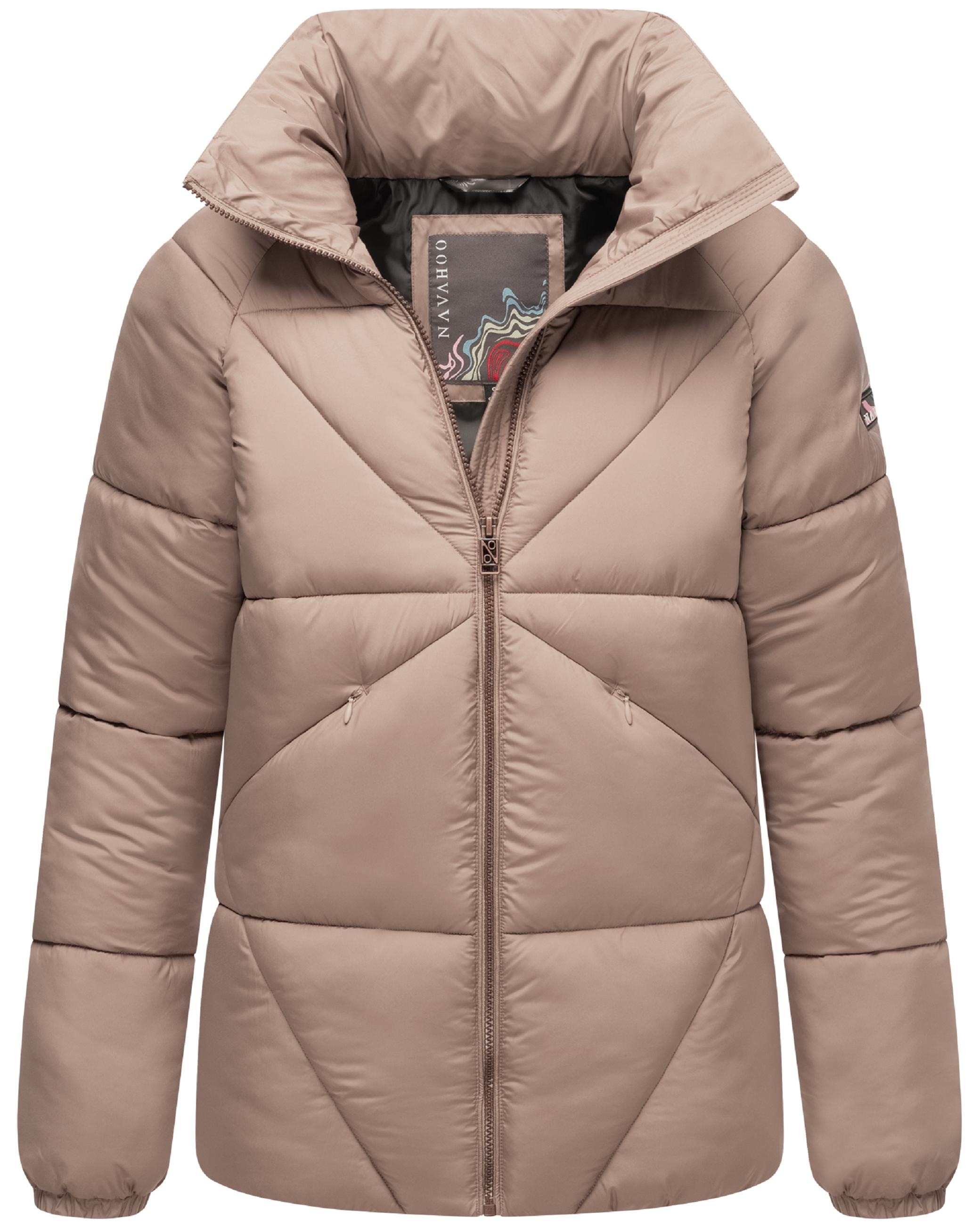 Navahoo Steppjacke »Steppjacke Schokolinaa 14«, ohne Kapuze, Winterjacke mit modischer Steppung & hohem Kragen
