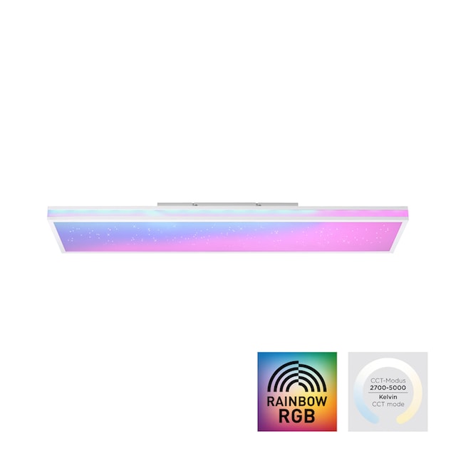 JUST dimmbar, Fernbedienung, Deckenleuchte im OTTO LED, - Shop CCT über Infrarot »MARIO«, flammig-flammig, 1 RGB-Rainbow, inkl. Online LIGHT