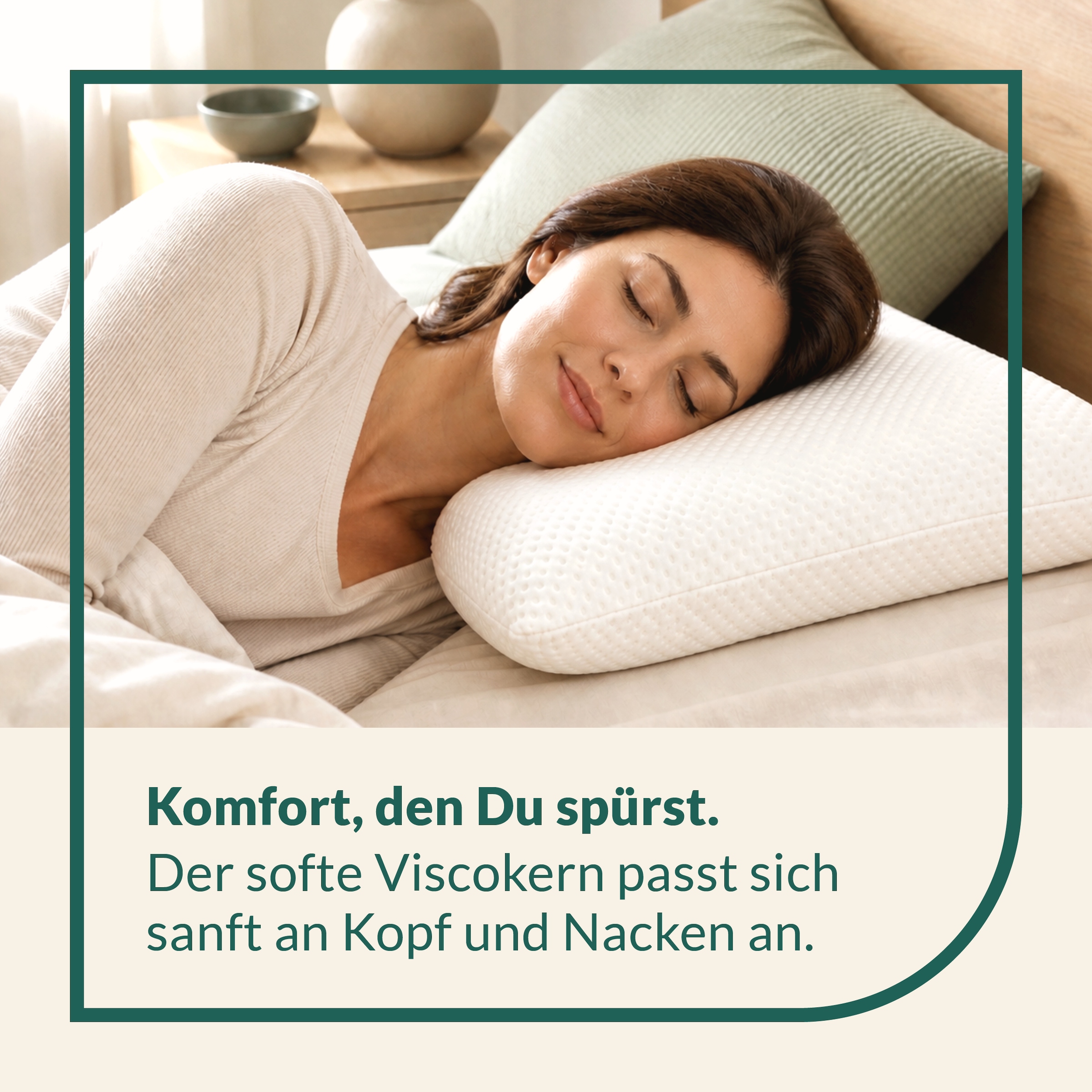 fan Nackenstützkissen »Soja Dream« Füllung: Viscoschaum 1 Stk. tlg. Wellness für den Nacken