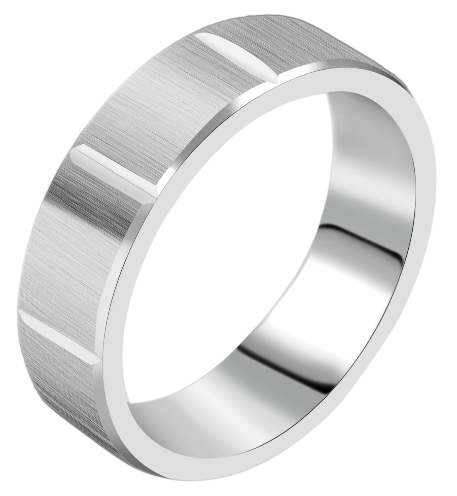 Adelia´s Fingerring »Herren Ring aus Edelstahl«