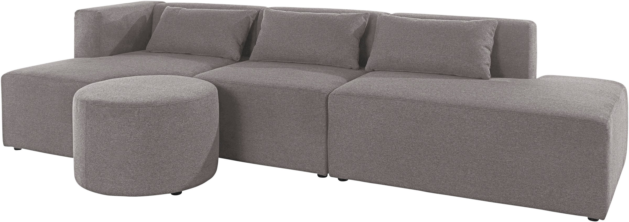 Leonique Ecksofa »Alexane L-Form«, zusammengesetzt aus Modulen, in vielen Bezugsqualitäten und Farben