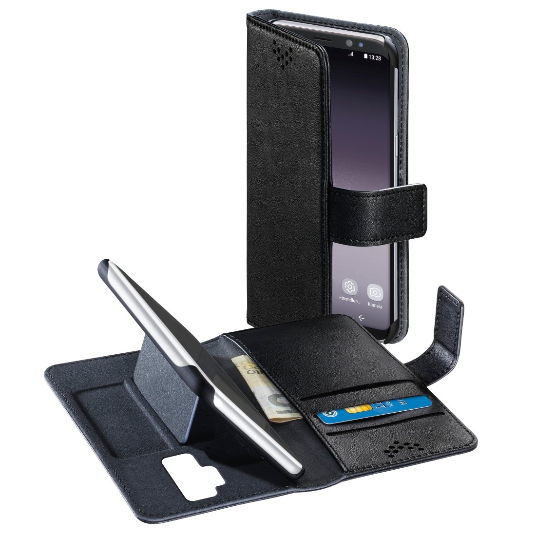 Hama Booklet Stand-Up für Samsung Galaxy S9+, Schwarz