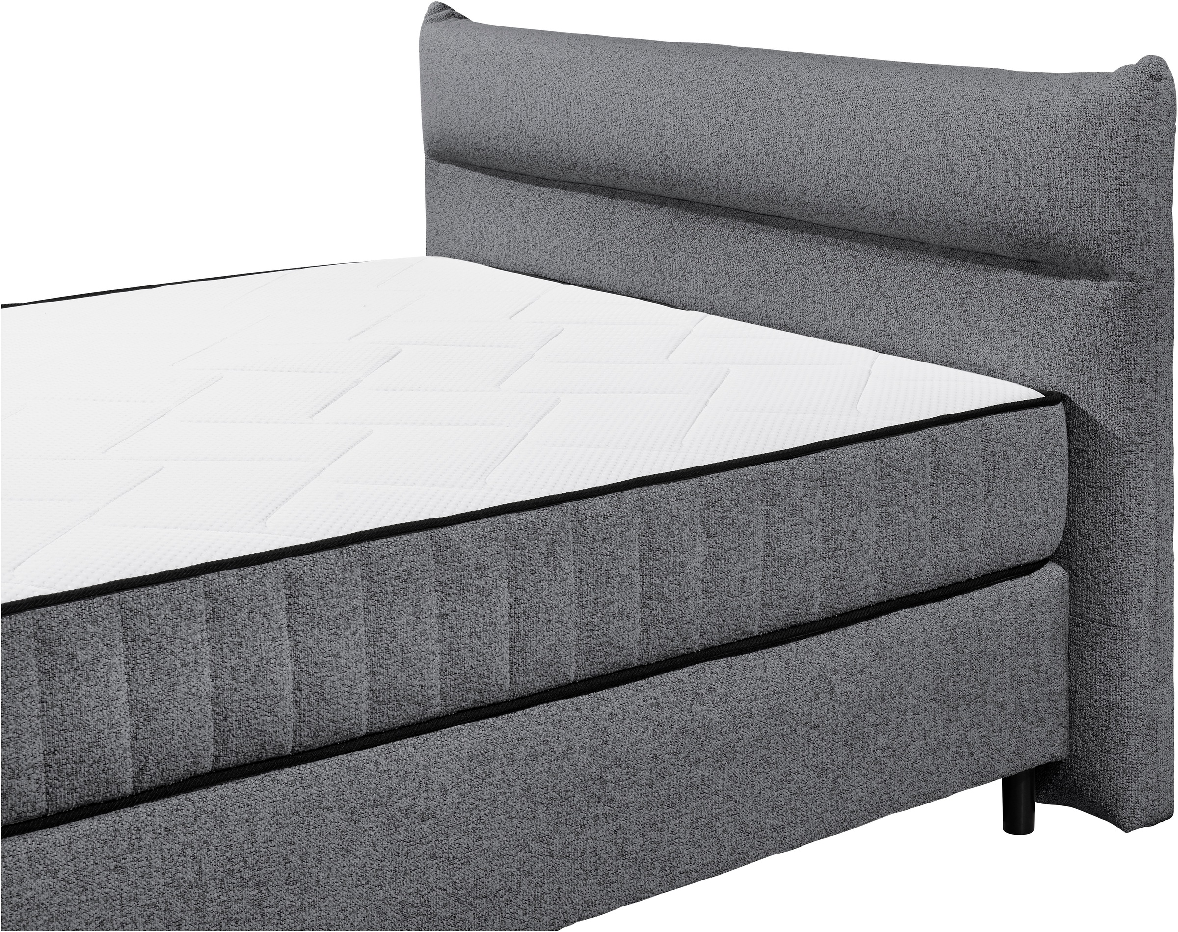 ED EXCITING DESIGN Boxspringbett »Vlieland«, Premium 9-Zonen-Tonnentaschenfederkern Duo-Matratze mit Kokosmatte