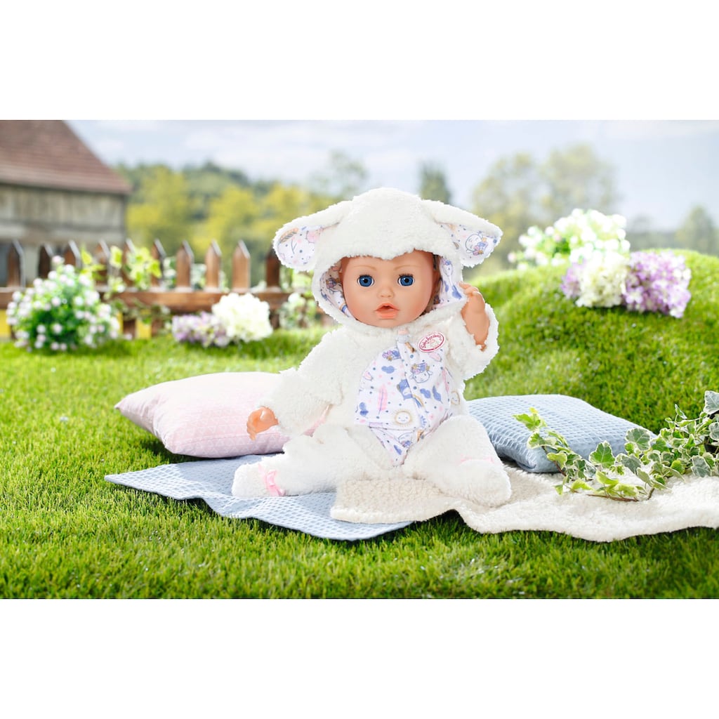 Baby Annabell Puppenkleidung »Kuschelanzug Schaf, 43 cm«