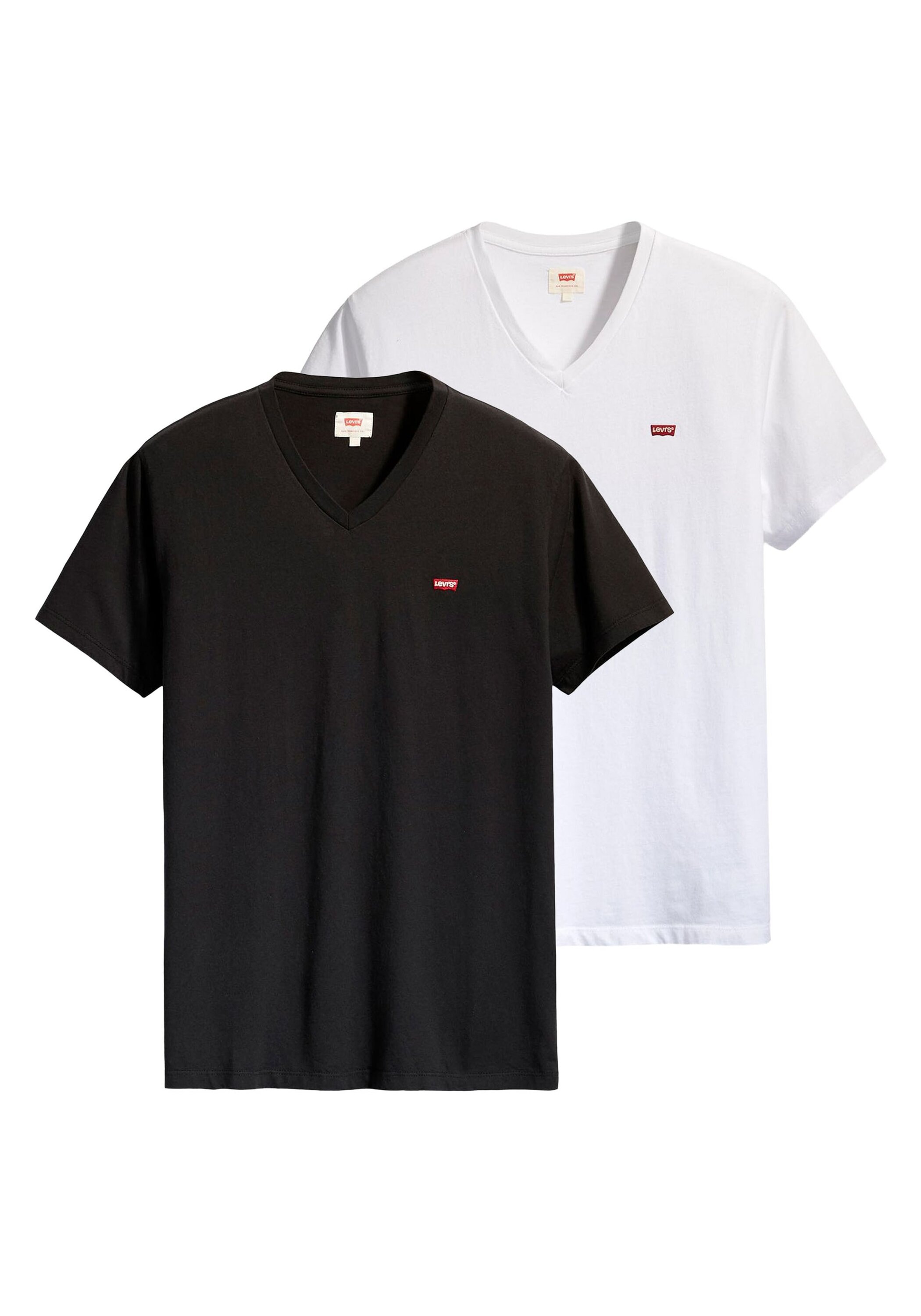 Levi's® T-Shirt »T-Shirt ORIGINAL HM VNECK 2P 2er Pack« 2