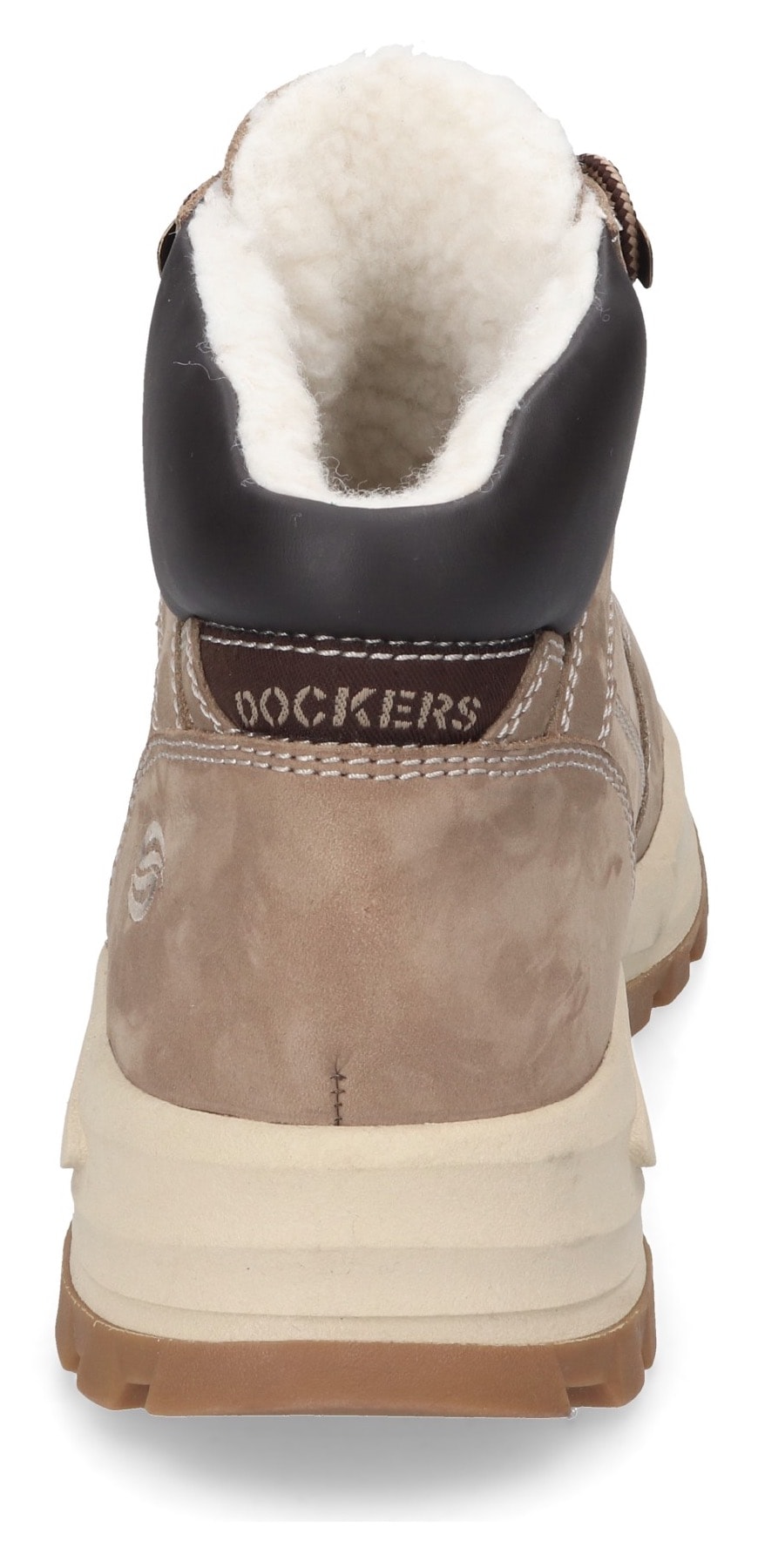 Dockers by Gerli Winterstiefel, High Top Sneaker, Schnürboots mit weich gepolstertem Schaftrand