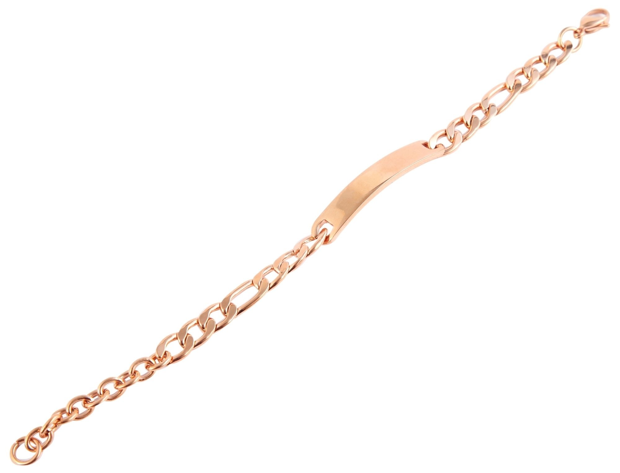 Adelia´s Panzerarmband »Unisex Armband ¿ Panzerarmband aus Edelstahl 16 cm«