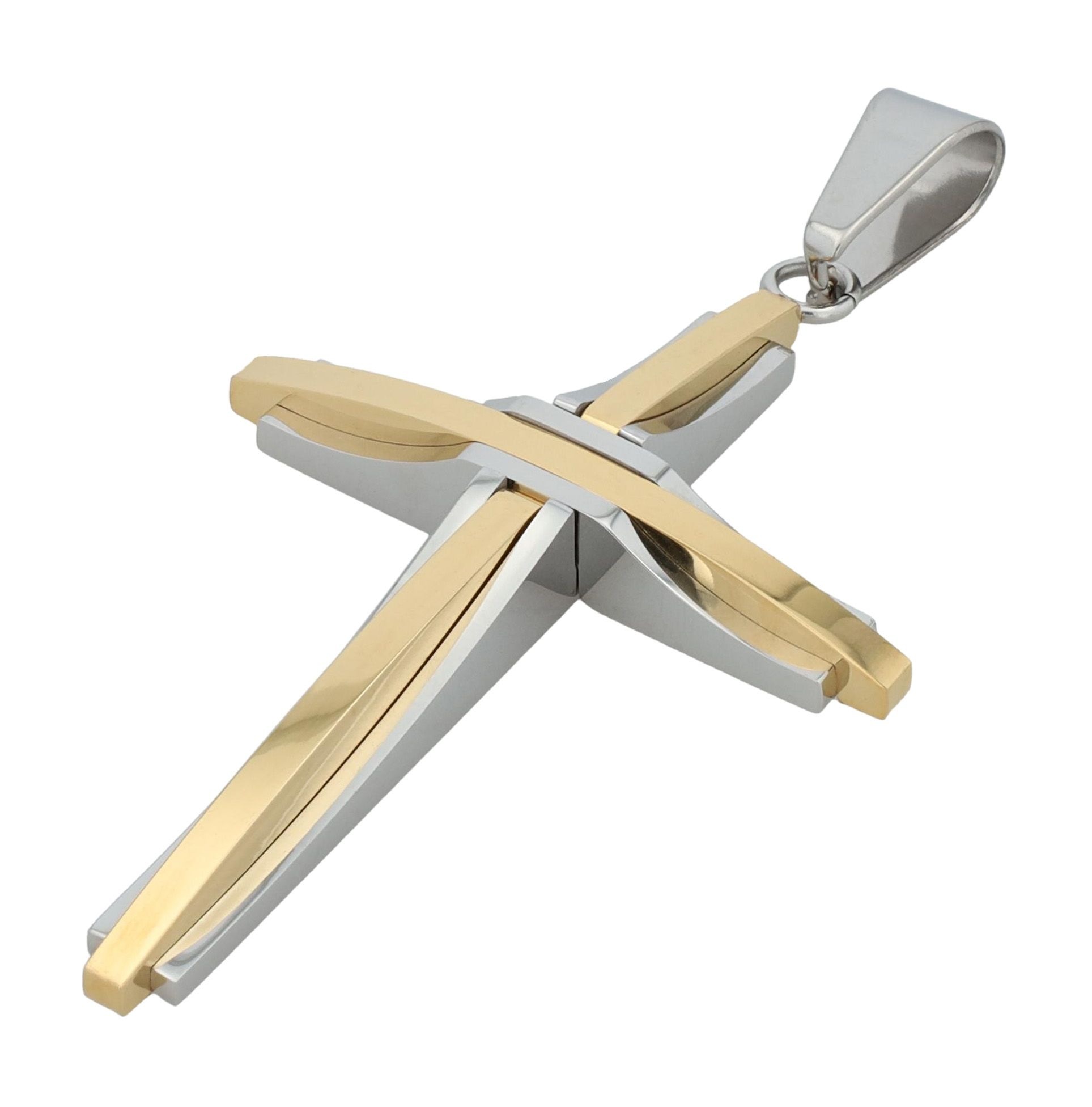 Adelia´s Kreuzanhänger »Herren Anhänger ¿ Kreuz Kreuzanhänger aus Edelstahl«