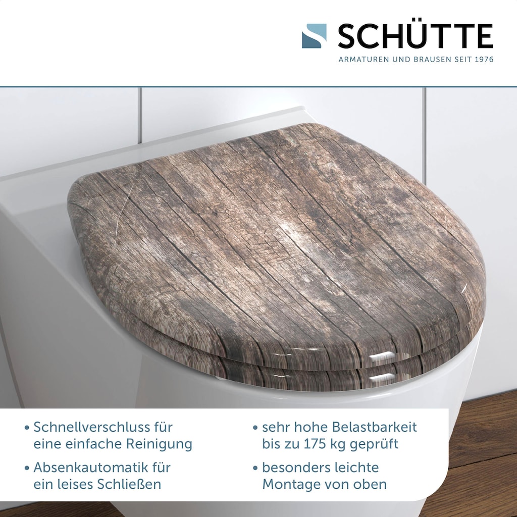 Schütte WC-Sitz »Old Wood«