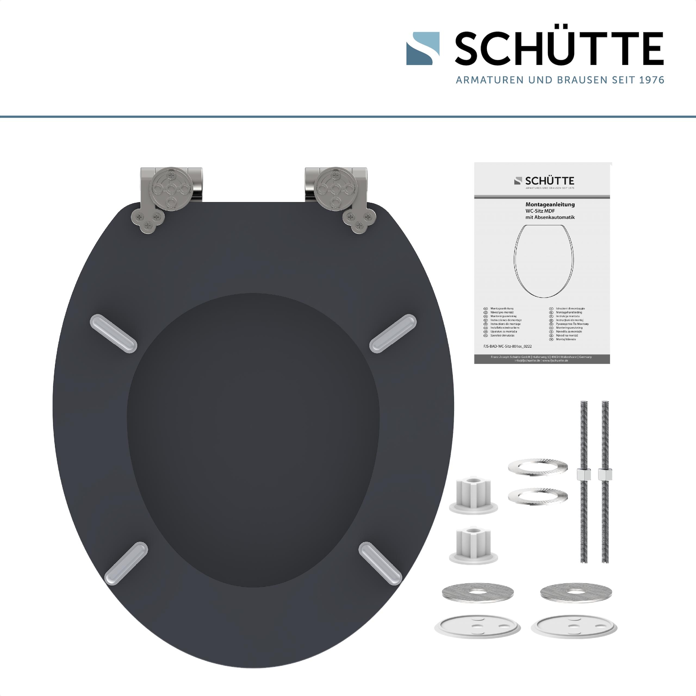 Schütte WC-Sitz »SPIRIT«, mit Absenkautomatik und MDF-Holzkern