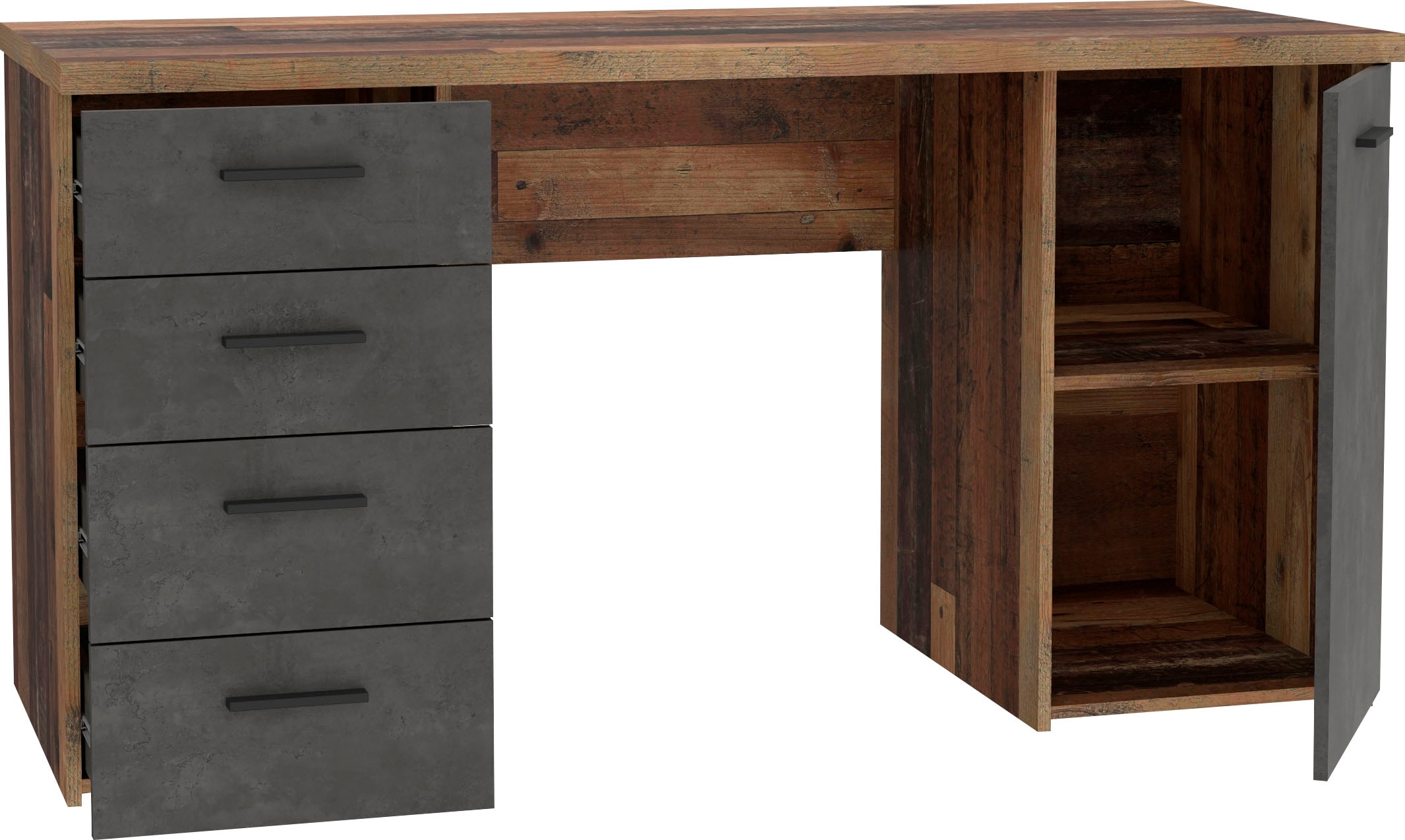 FORTE Schreibtisch »Netta«, Breite 145 cm, mit Schubladen