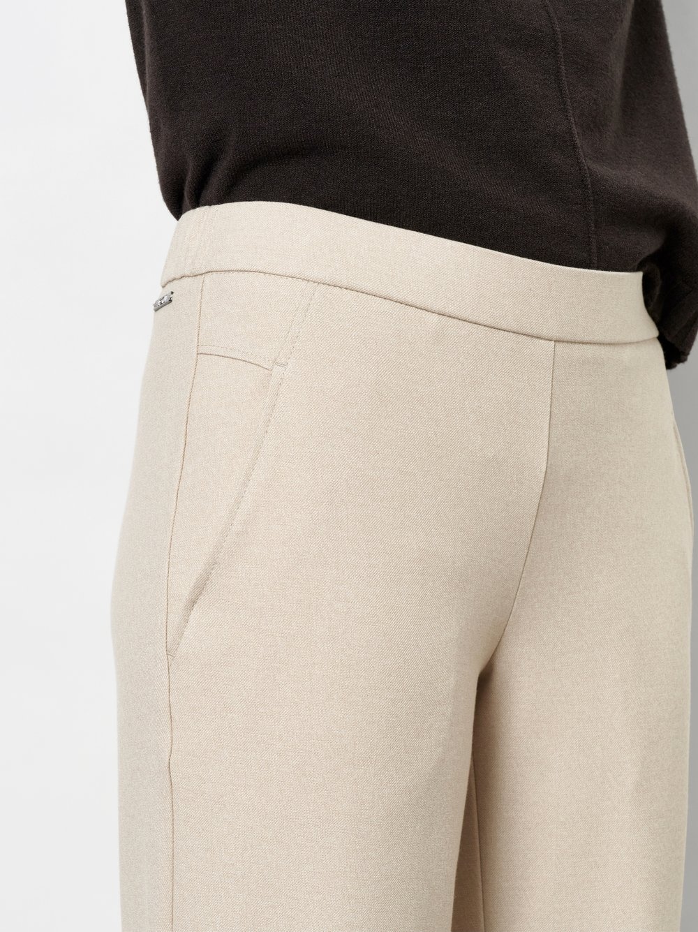 TONI Schlupfhose »Sue Wide Chic 7/8«  aus bi-elastischem Leichtflanell, 7/8-Länge
