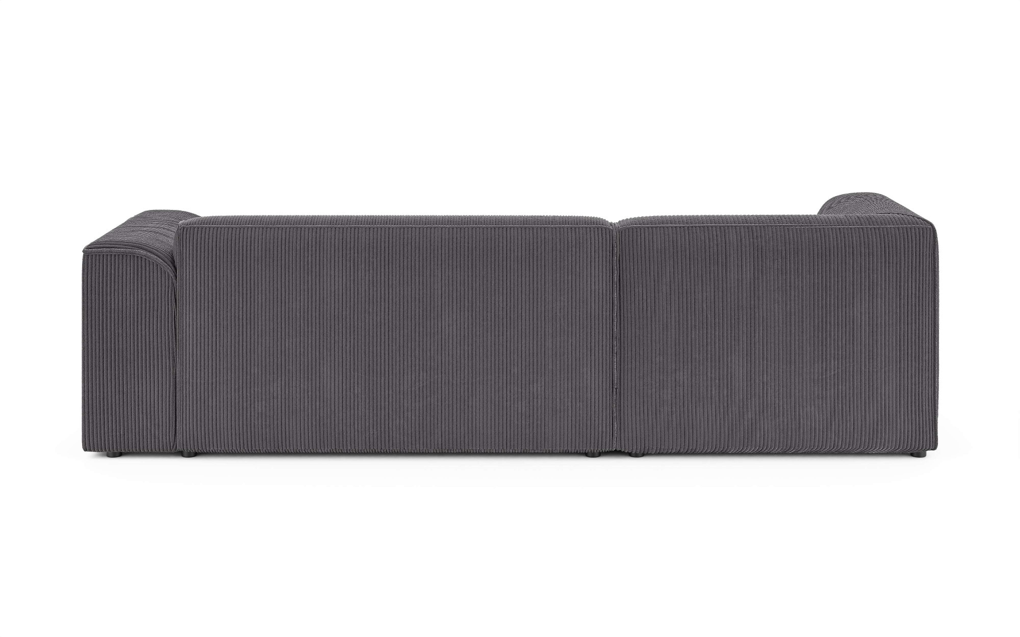 INOSIGN Ecksofa »MERID L-Form (257 cm), zeitlos & stilvolles Design,«, Aufwendig gepolstert, in Cord, Chenille und Struktur