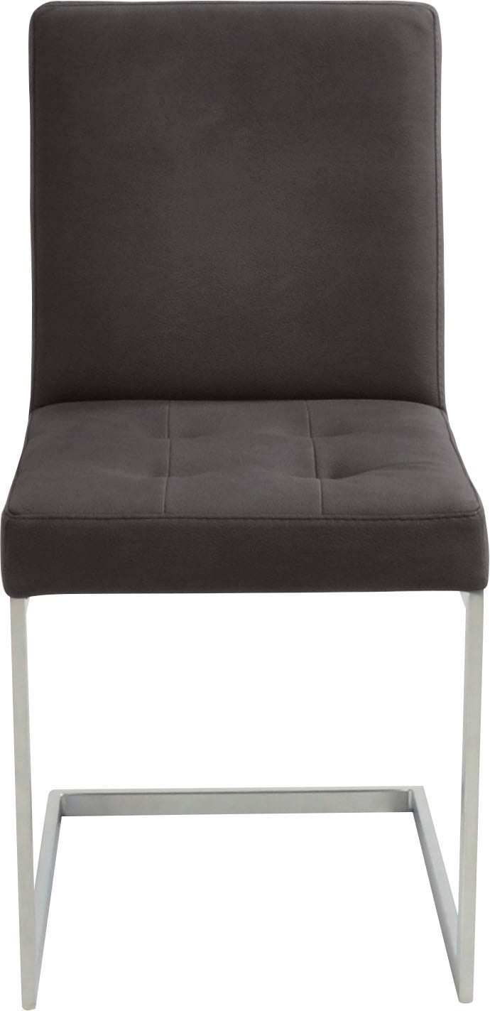 K+W Komfort & Wohnen Eckbankgruppe »Spider II« Set, 4 Stk. tlg. langer Schenkel 195cm, 2 Freischwinger, Auszugstisch in Breite 120 cm