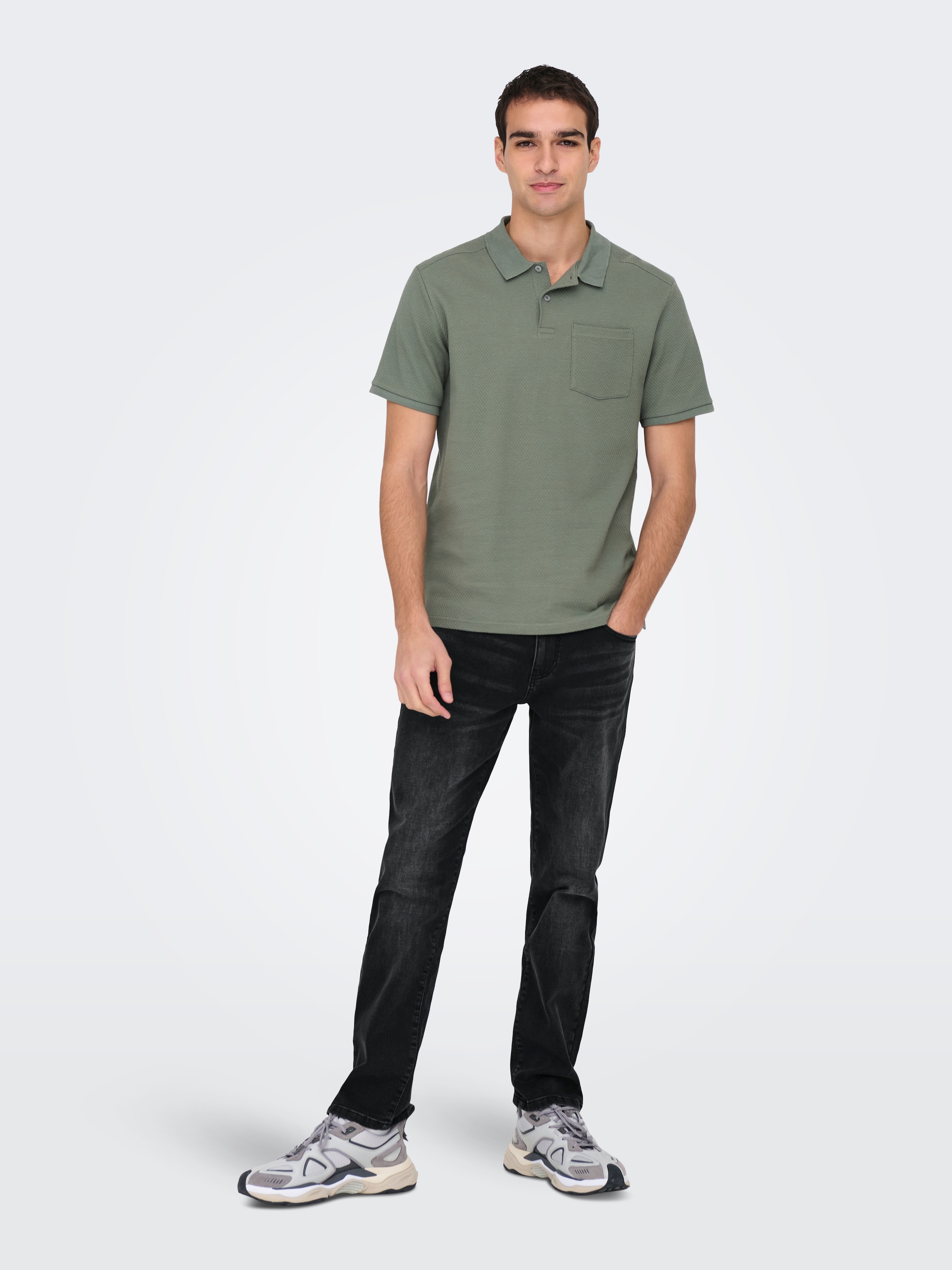 ONLY & SONS Regular-fit-Jeans »ONSWEFT REG. WB 4101 PIM DNM NOOS« Baumwollmischung, regular fit