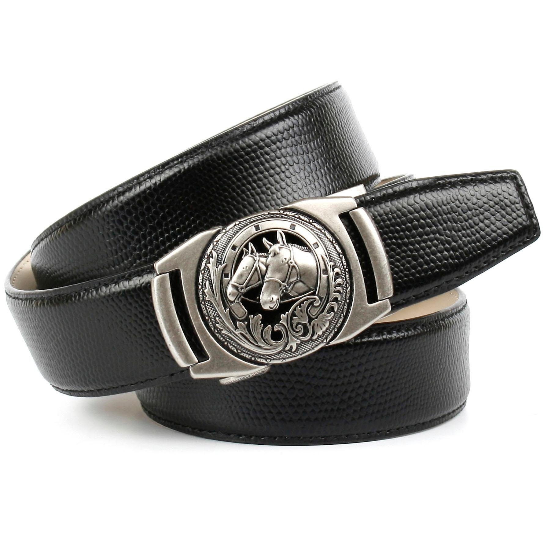 Anthoni Crown Ledergürtel, mit Metallschnalle mit Pferde-Emblem online  kaufen bei OTTO