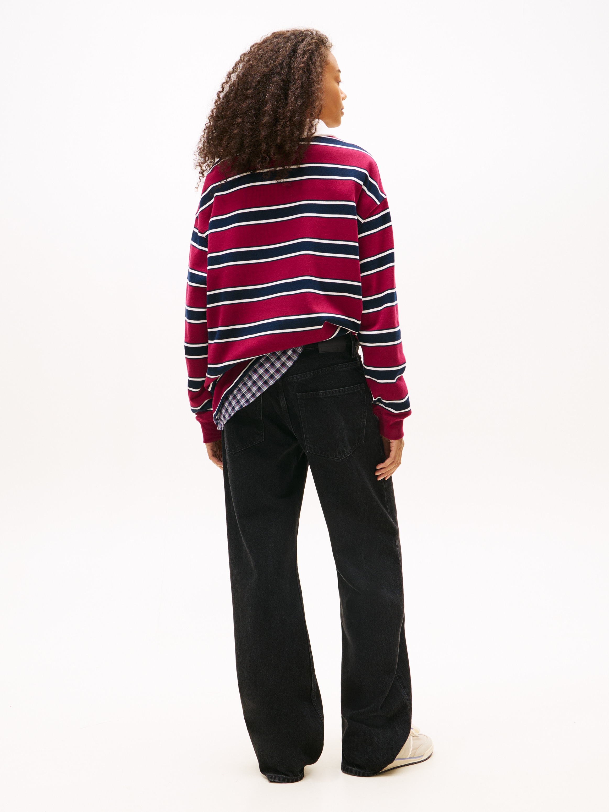Tommy Jeans Relax-fit-Jeans »MIA MR RLXD STR« in blauer Waschung, mit Hammerschlaufe, Mid Rise