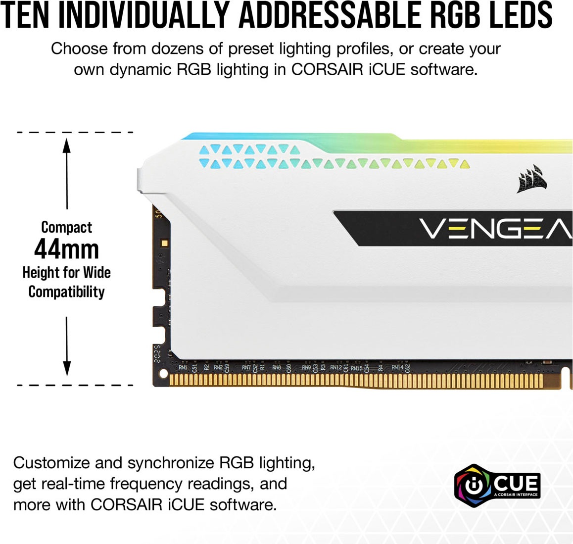 Corsair Arbeitsspeicher »CMH32GX4M2E3200C16«