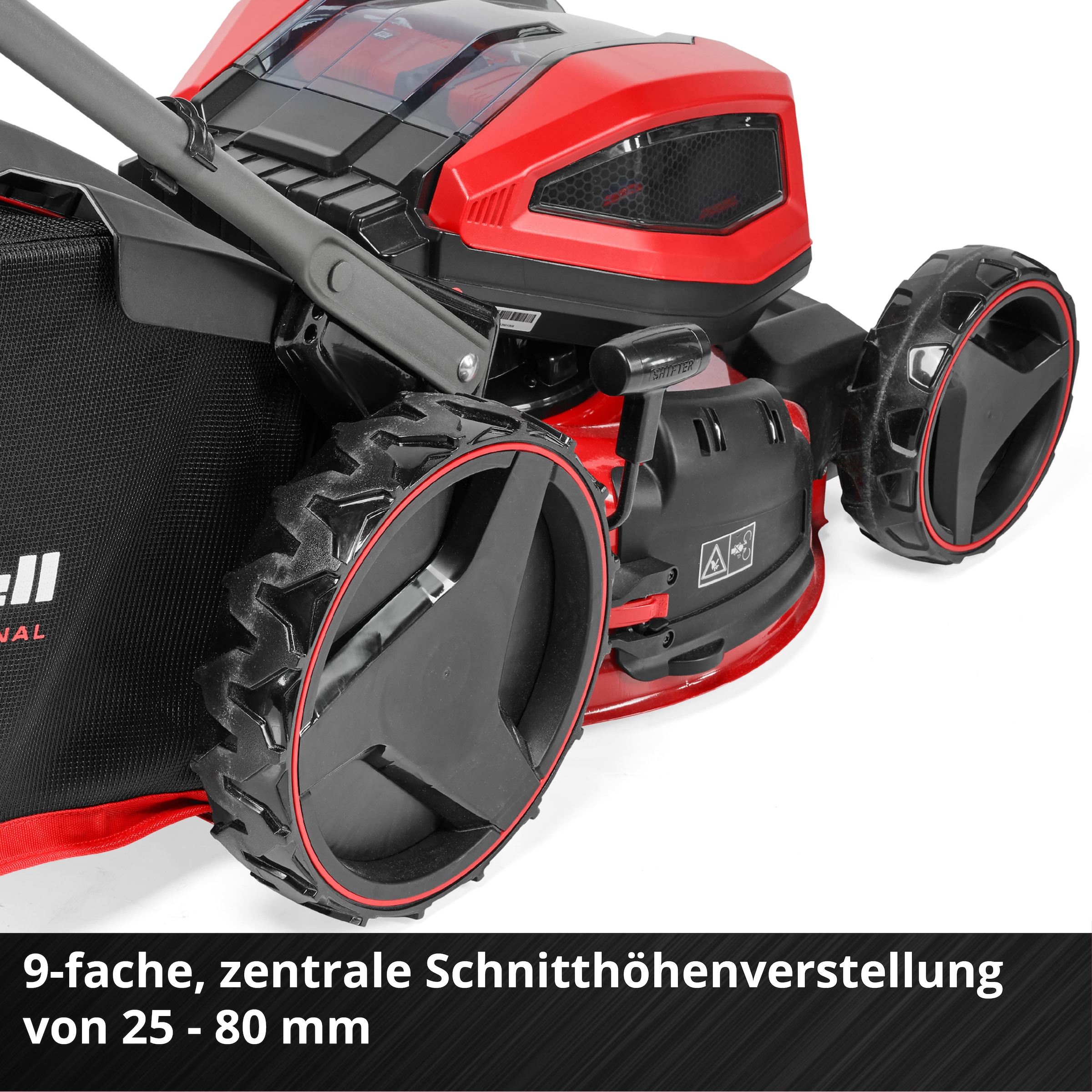 Einhell Akkurasenmäher »GP-CM 36/47 S Li BL (4x4,0Ah)« 4 x 4 Ah Akku und 2 Twincharger