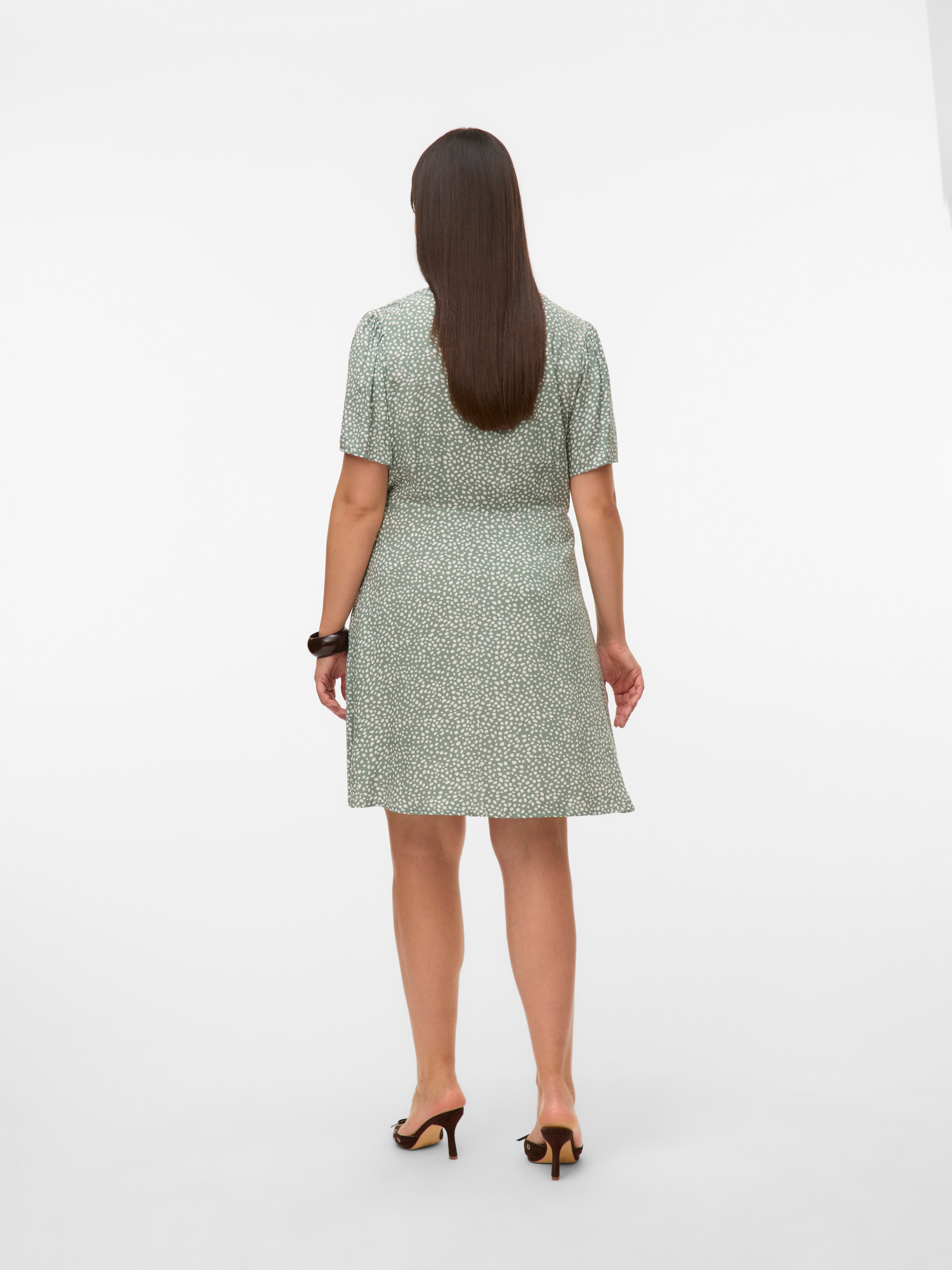 Vero Moda Curve Minikleid »VMCALBA SS SHORT DRESS WVN NOOS CUR« Viskose, regular fit