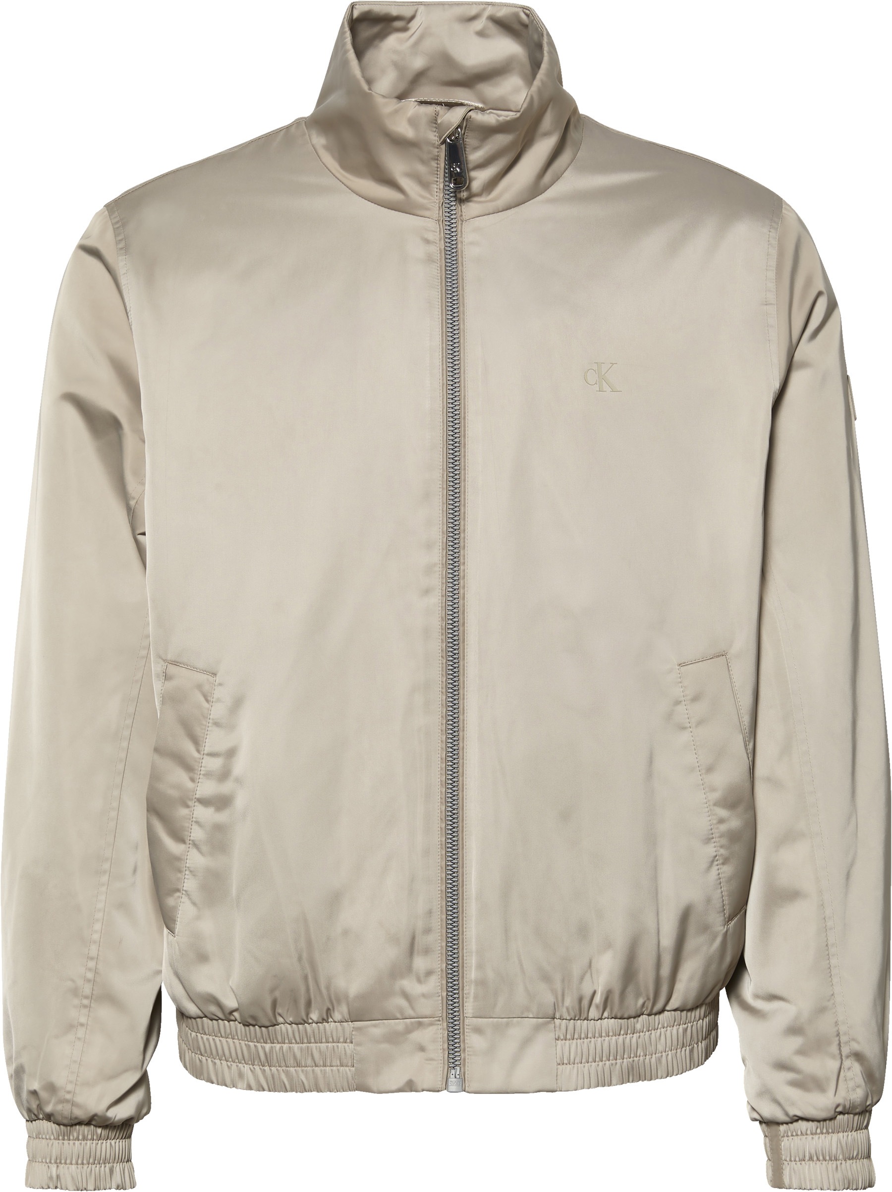 Calvin Klein Jeans Bomberjacke »LS PADDED HARRINGTON JACKET« ohne Kapuze Mit Rundhalsausschnitt mit Stehkragen