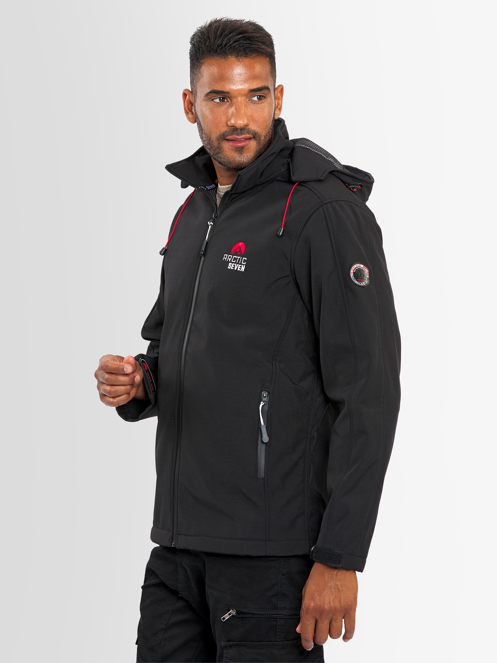 Arctic Seven Softshelljacke »Arctic Seven Herren Softshell Jacke AS087«