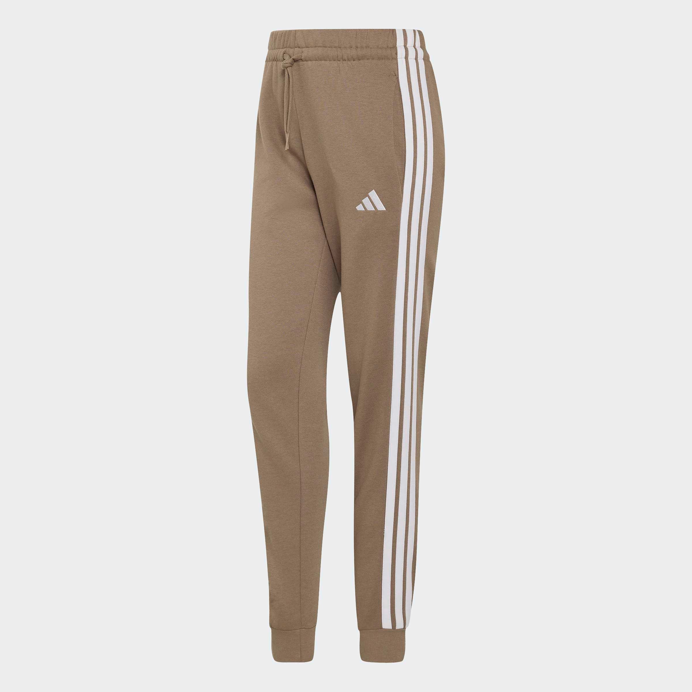 adidas Sportswear Sporthose »ESSENTIALS 3-STRIPES FLEECE SLIM JOGGERS«  schmal geschnitten, für vielseitige Aktivitäten, aus Baumwollmix