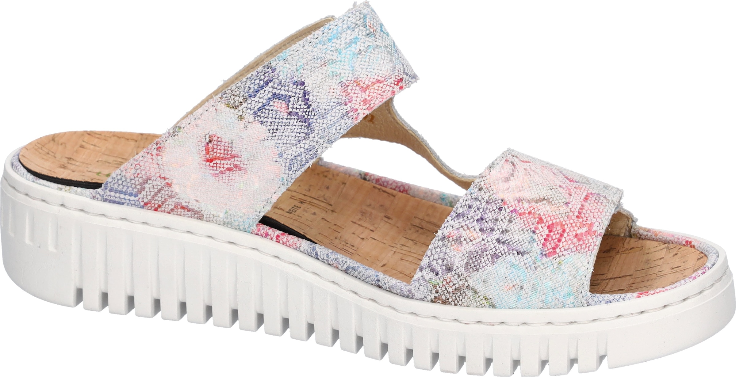 Waldläufer Pantolette »H-WILLOW«  Sommerschuh, Hausschuh, Keilpantolette in Komfortweite H (= sehr weit)