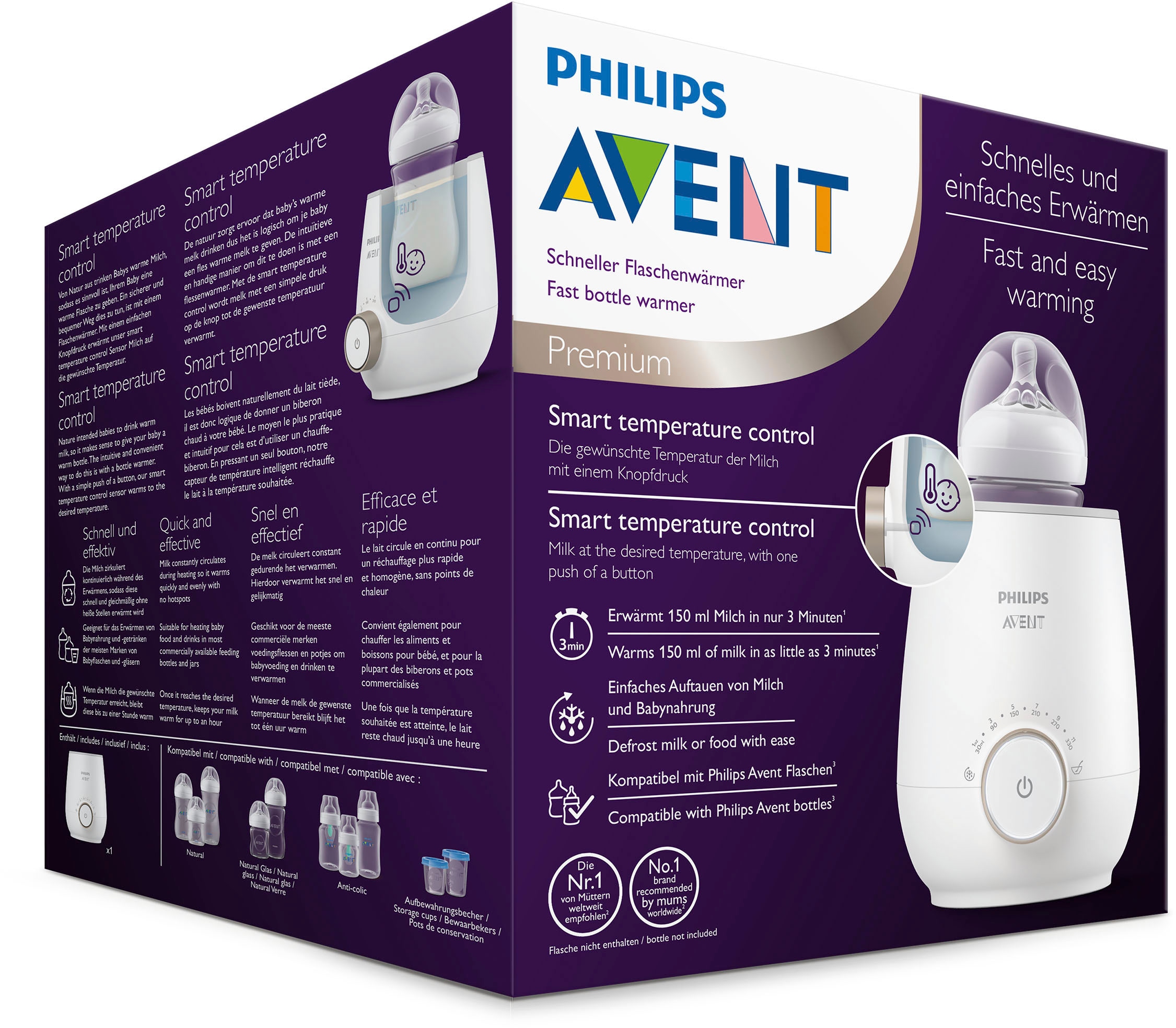 Philips AVENT Babyflaschenwärmer »SCF358/00«, (Packung, 1 tlg.)