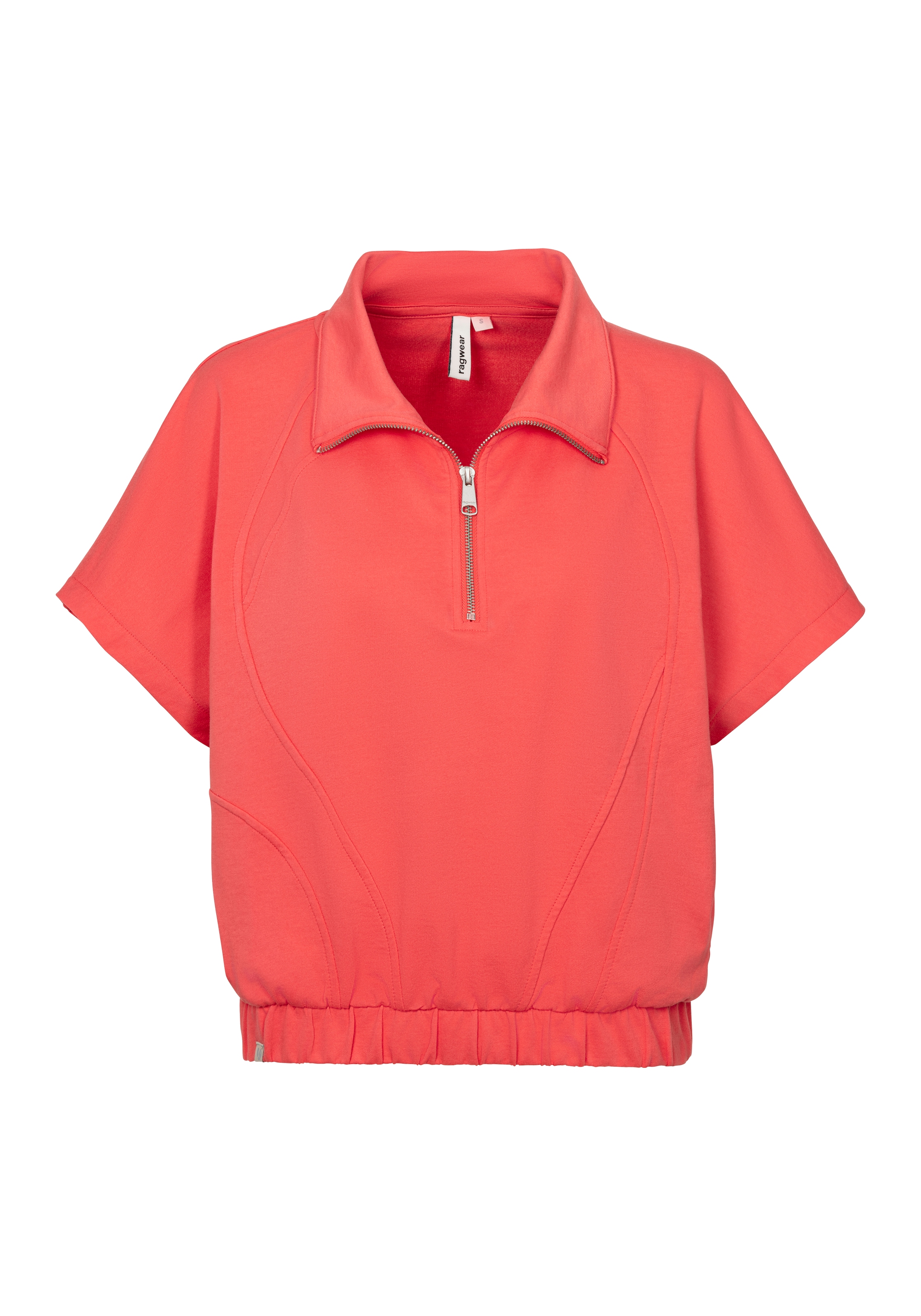 Ragwear Sweatshirt »IZZARA TOP«, mit überschnittenen Schultern und mit Reißverschluss im Troyer-Stil