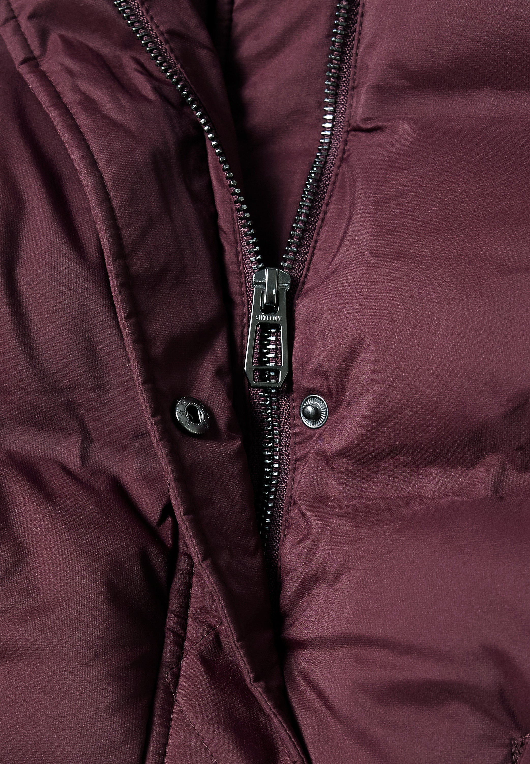 STREET ONE Steppjacke ohne Kapuze wasserabweisend, Stehkragen