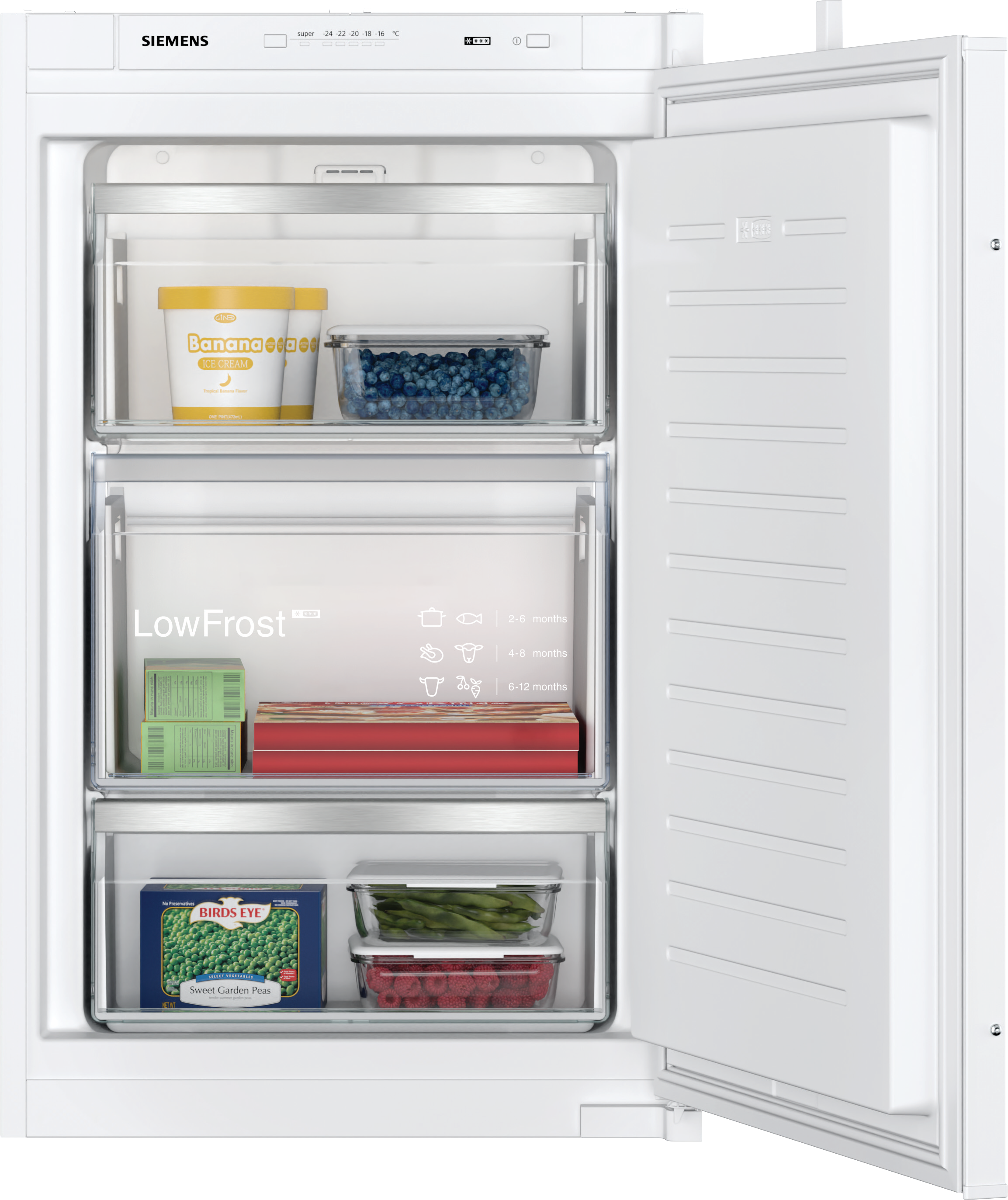 SIEMENS Einbaugefrierschrank iQ300 »GI21VVSE0«, 87,4 cm hoch, 54,1 cm breit