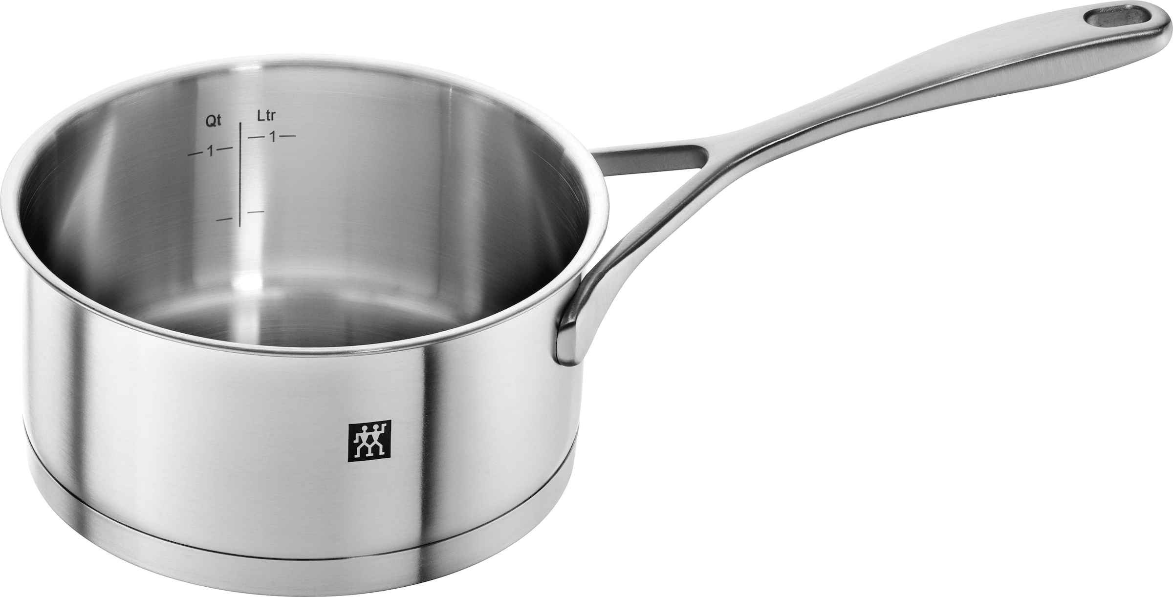 Zwilling Topf-Set »Essence«, Edelstahl 18/10, (Set, 9 tlg., je 1 Kochtopf Ø 16/20/24 cm, 1 Bratentopf Ø 20 cm, 1 Stieltopf Ø 16 cm), Induktion