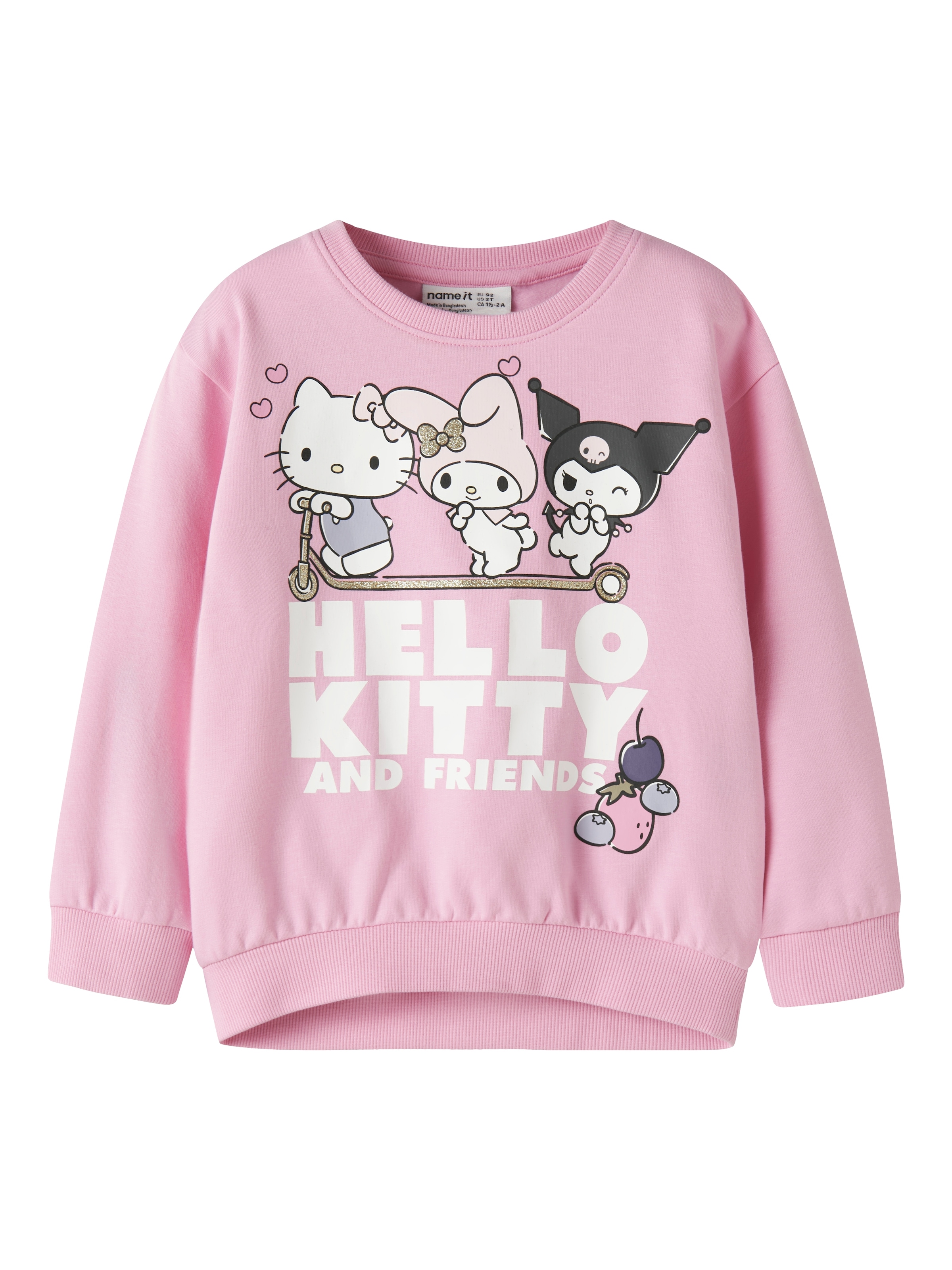 Name It Sweatshirt »NMFABARA HELLOK NREG SWEAT BRU NOOS SKY«, Baumwollmischung, regular fit
