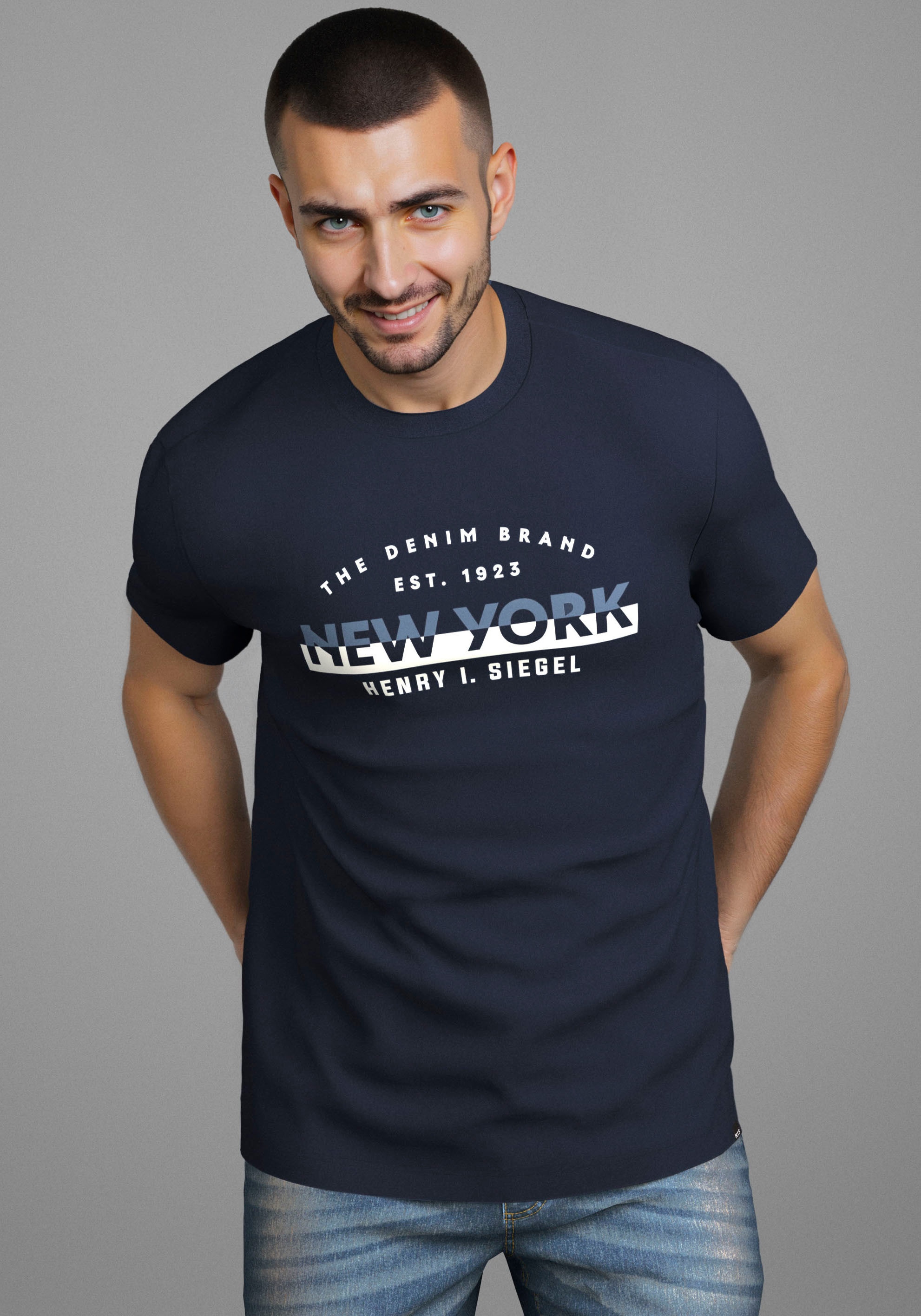 H.I.S Rundhalsshirt »Neue Kollektion!«, mit Print
