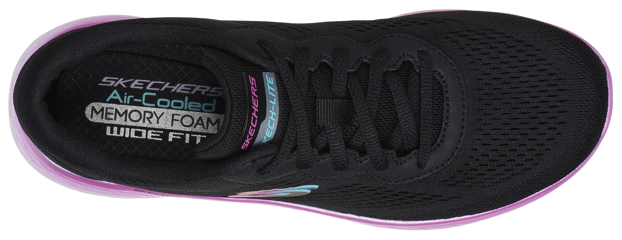 Skechers Sneaker »SKECH-LITE PRO-STUNNING STEPS«, Freizeitschuh, Halbschuh, Schnürschuh mit Air-Cooled Memory Foam