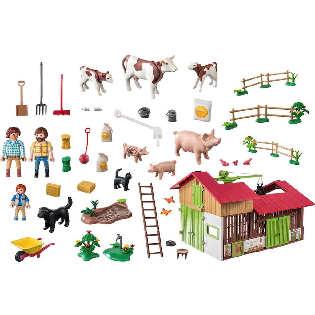 Playmobil® Konstruktions-Spielset »Großer Bauernhof (71304), Country«, (182 St.)
