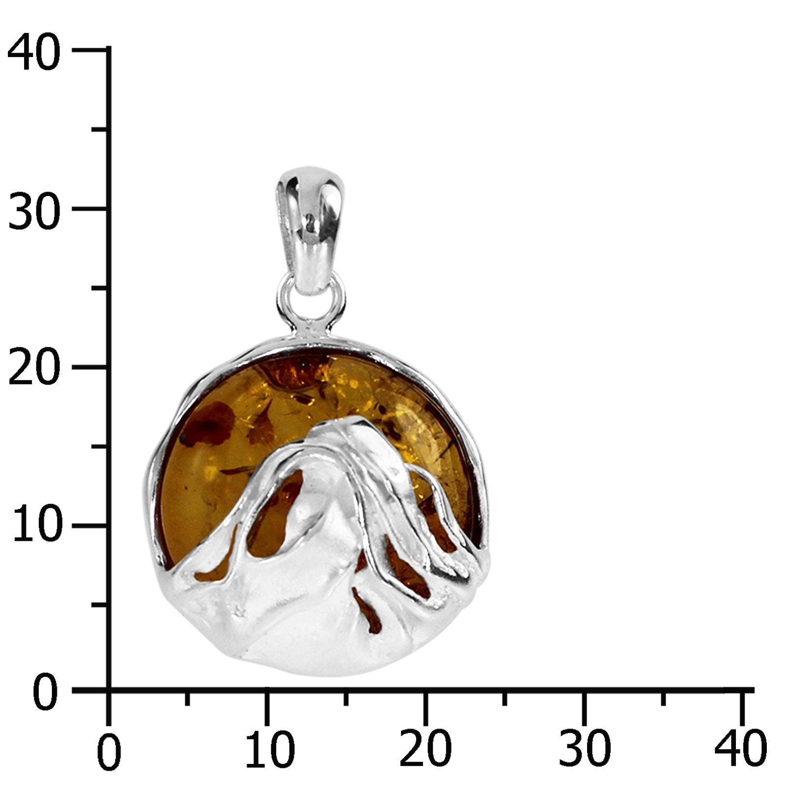OSTSEE-SCHMUCK Kettenanhänger »- Anngret - Silber 925/000 - Bernstein«