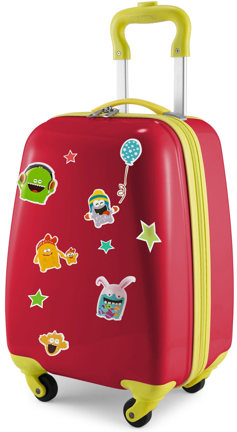 Hauptstadtkoffer Kinderkoffer »For Kids, Monster«, 4 Rollen, Kinderreisegepäck Handgepäck-Koffer Kinder-Trolley