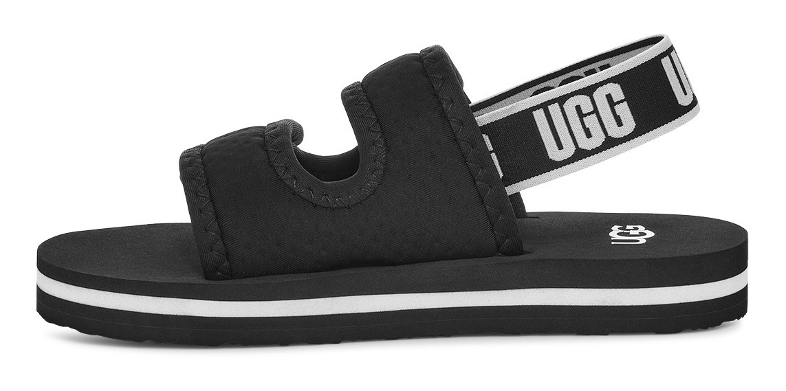 UGG Badesandale »K LENNON SLINGBACK«, Sommerschuh, Riemchensandale, mit Elastik-Fersenriemchen