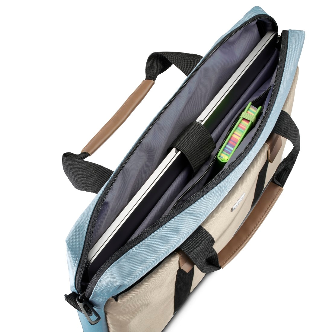 Hama Laptoptasche »Notebooktasche für 34-36 cm (13,3 -14,1 Zoll), Trolleyband« Polyester, Laptopfach, Vordertasche Organizerstruktur
