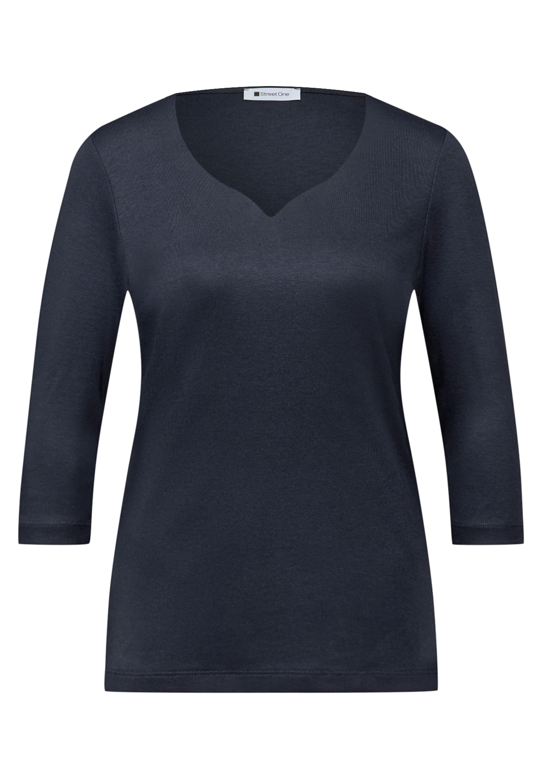 STREET ONE 3/4-Arm-Shirt »Style ADA« mit Herzausschnitt