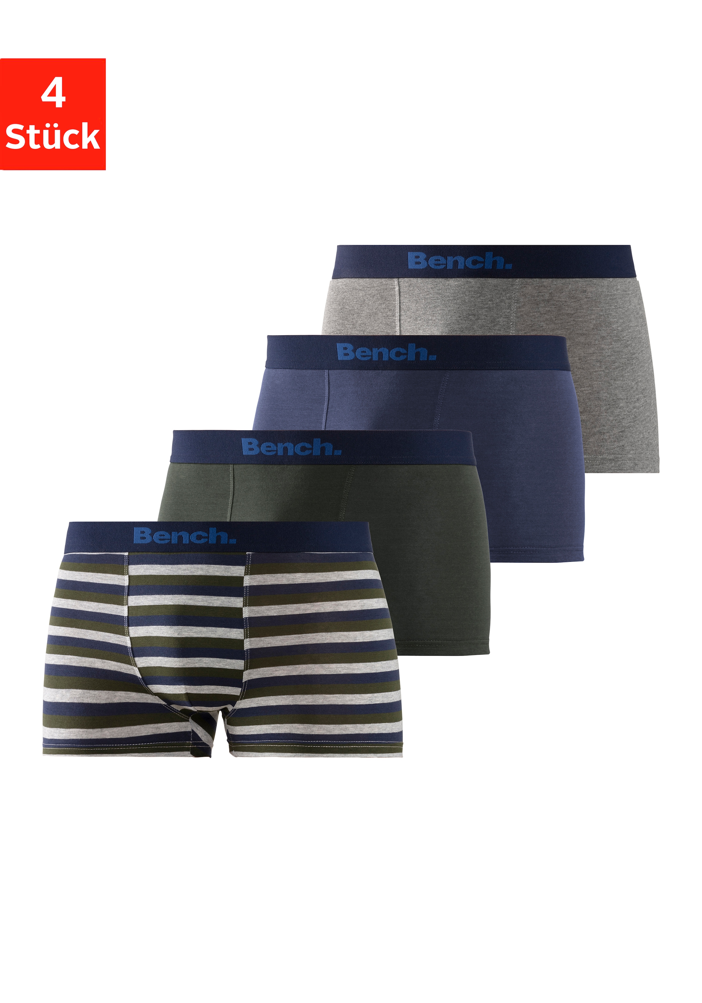 Boxer »Boxershorts für Herren«, (Packung, 4 St.), aus Baumwoll-Mix