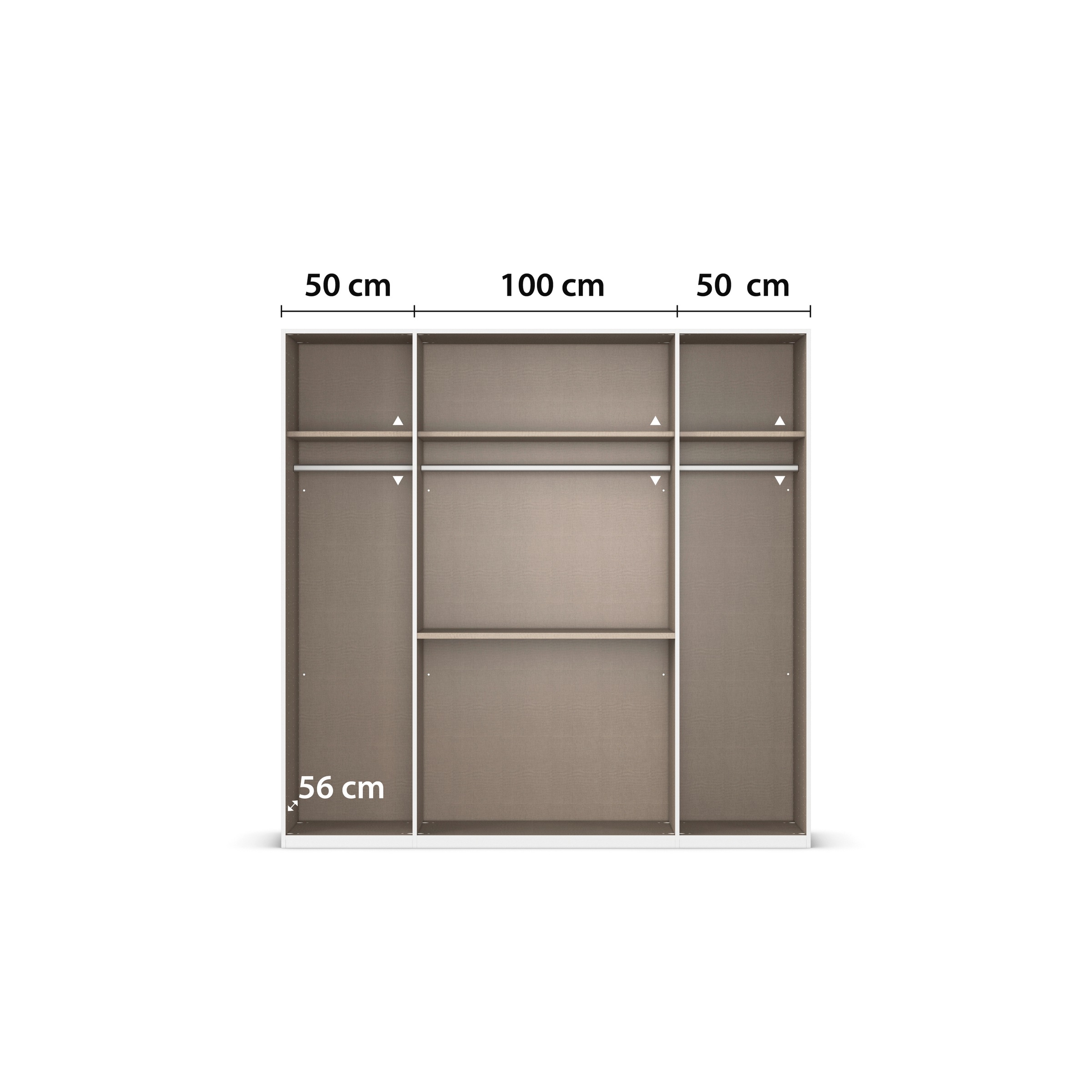 rauch Drehtürenschrank »Kleiderschrank Schrank Garderobe Schlafzimmerschrank EVELYN«, (in 2 Höhen 197 oder 210 cm erhältlich), in elegantem Stil mit Schubladen 3 Breiten und 2 Höhen MADE IN GERMANY