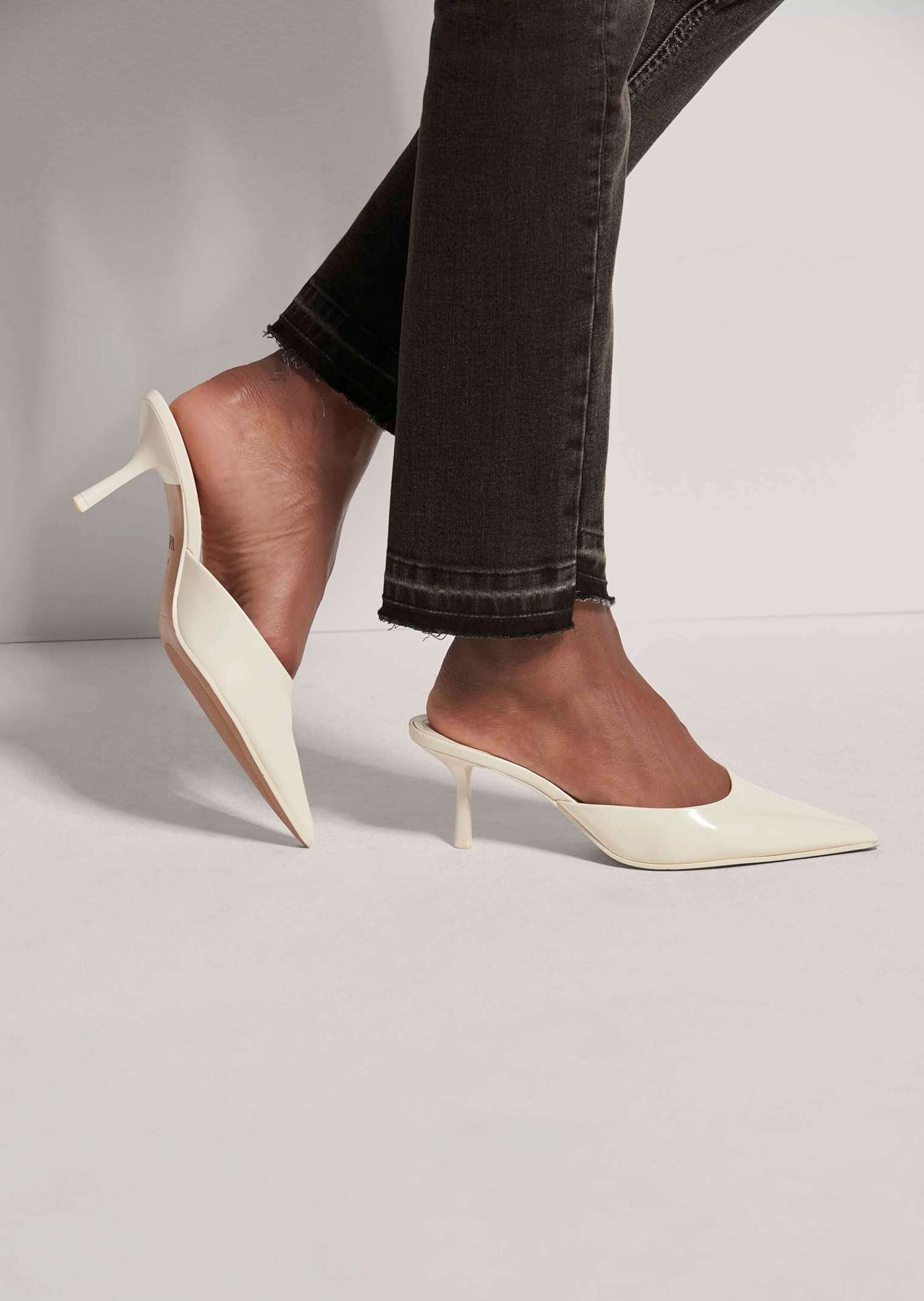 MADELEINE Regular-fit-Jeans »Jeans Five-Pocket-Hose mit schrägem Beinsaum«