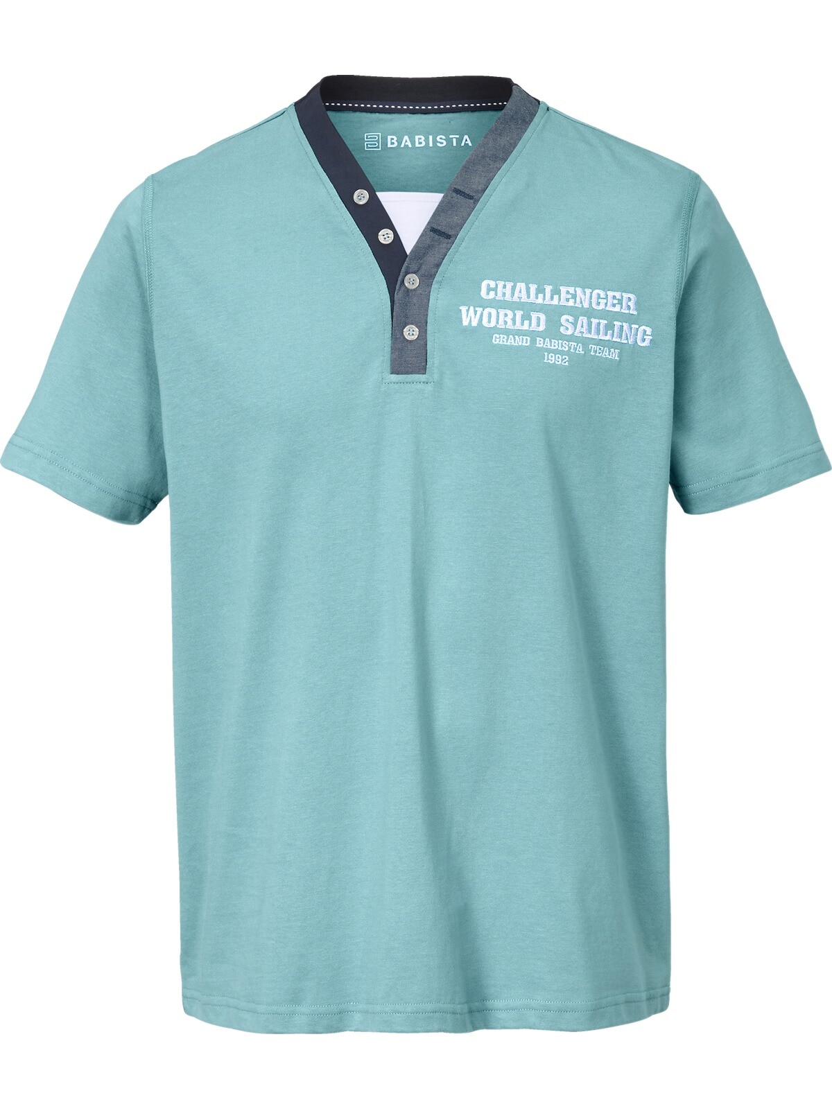 Babista T-Shirt »T-Shirt ROMOLINO«, (1 tlg.), mit eleganten Zierknöpfen