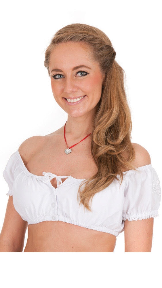 Nübler Trachtenbluse »Dirndlbluse kurzarm Claudia«